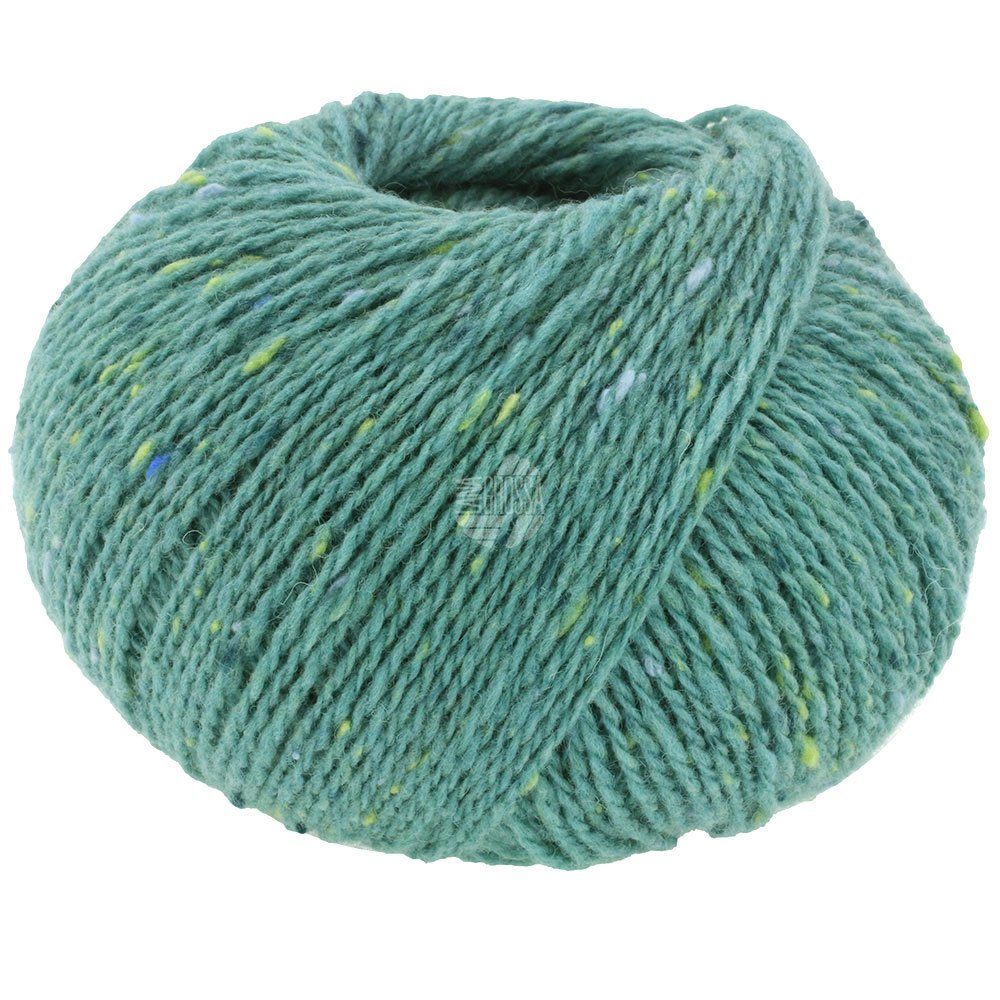 LANA GROSSA COUNTRY TWEED FINE Häkelwolle, 180 m (verzwirntes Tweedgarn aus 100 % Schurwolle mit mehrfarbigen Noppen), 50 g