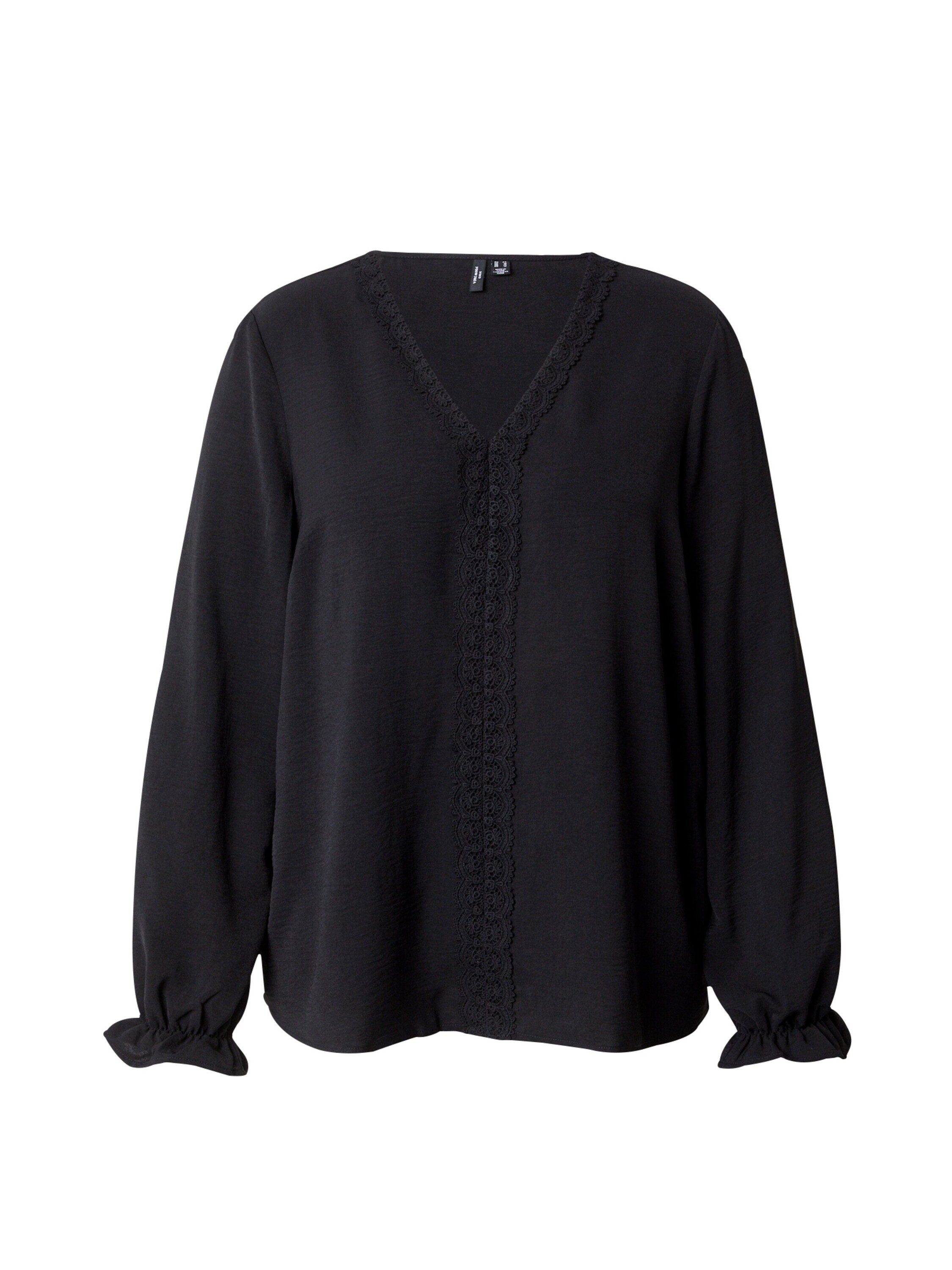 Vero Moda Curve Langarmbluse VMCALVA (1-tlg) Spitze