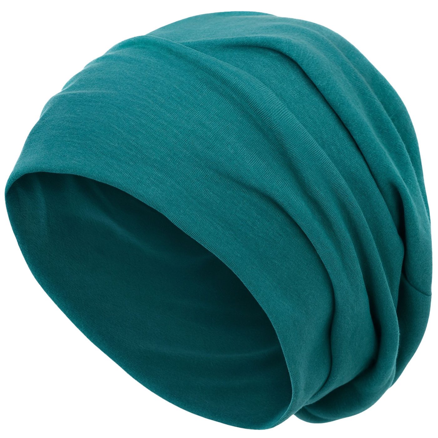 style3 Beanie (1-St) Mütze Damen Herren Haube Sommer Herbst XXL Chemo Schlafmütze Cap