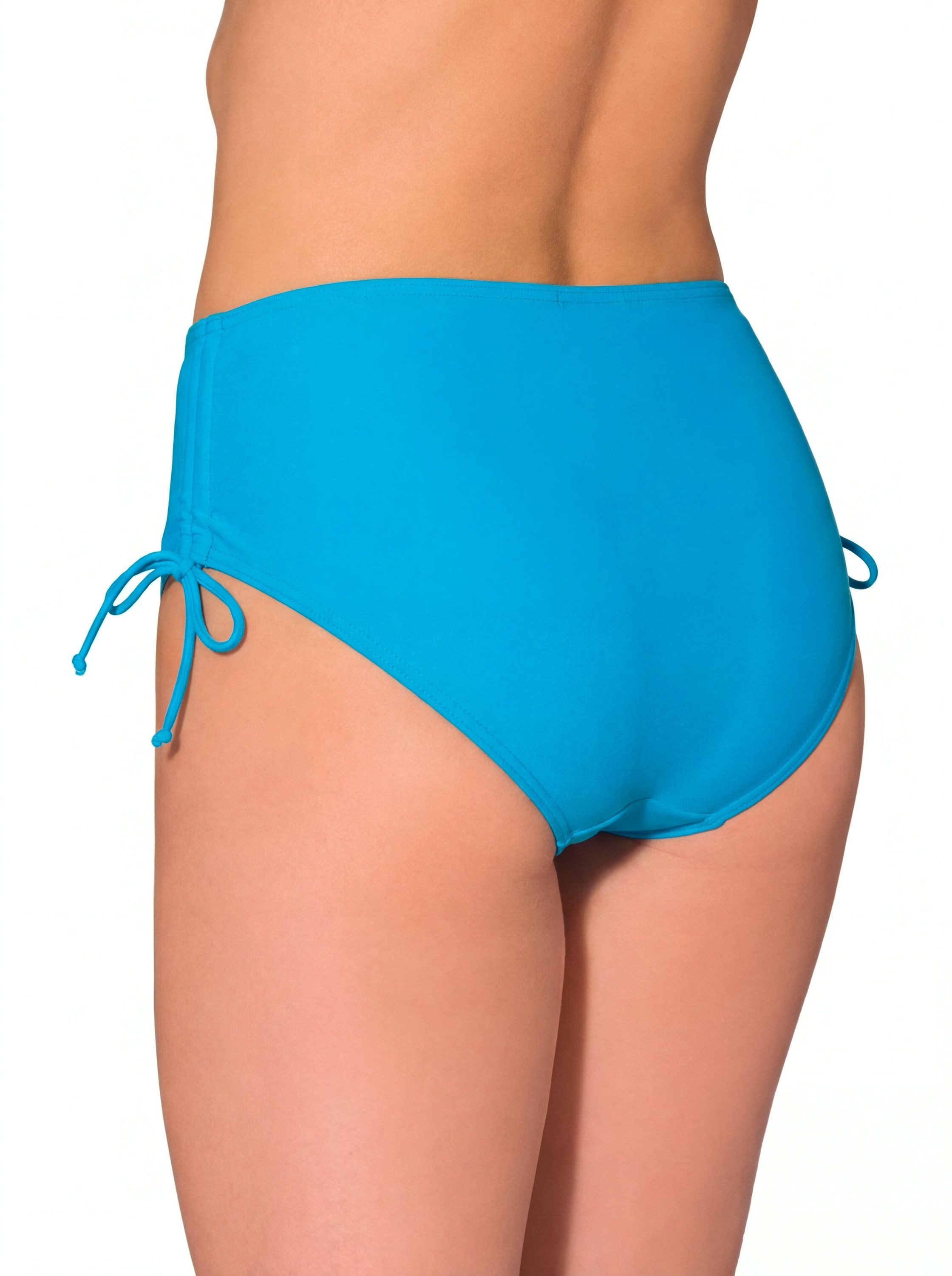 Aquarti Bikini-Hose Aquarti Damen Bikinihose mit Raffung und Schnüren