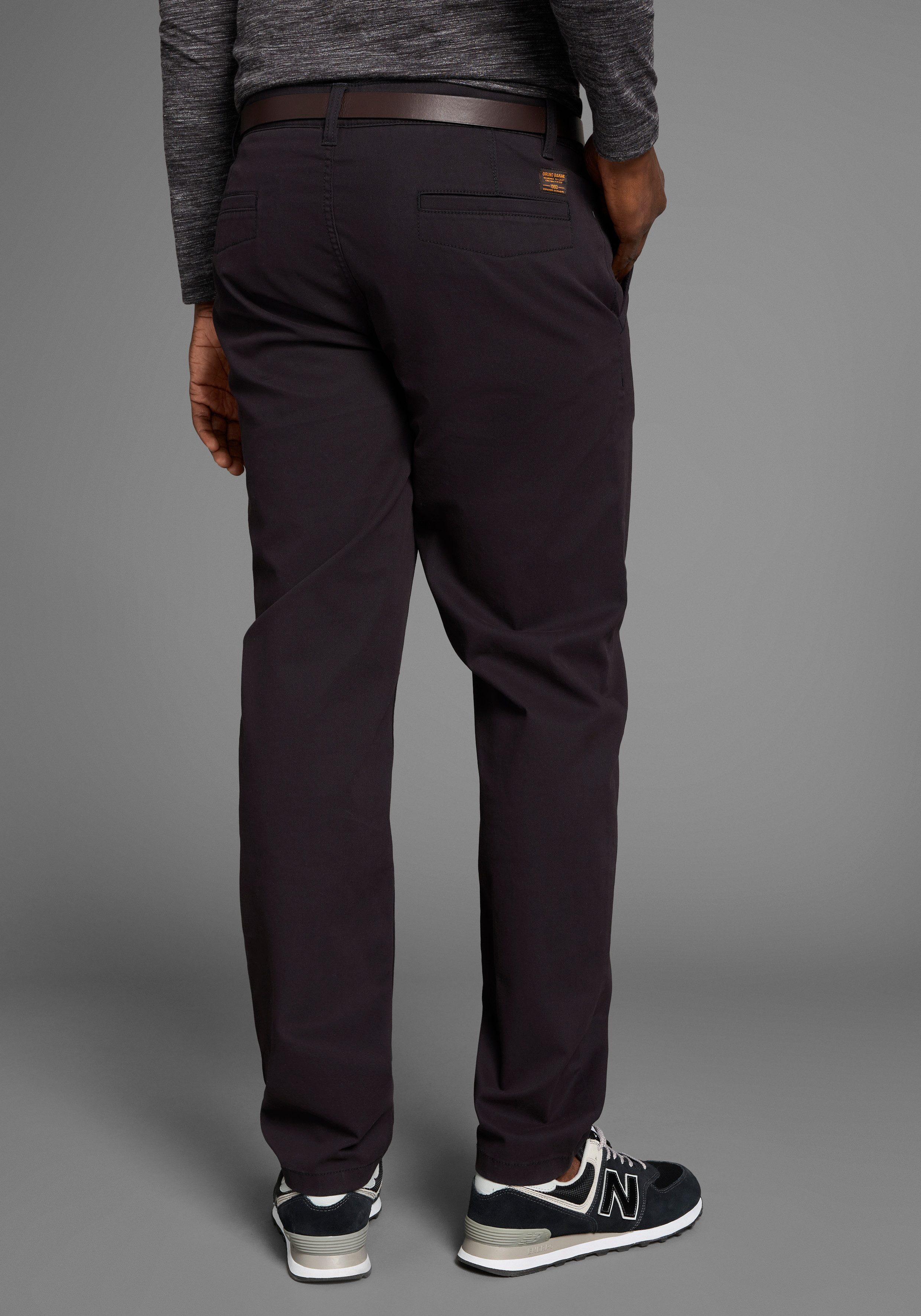 Bruno Banani Chinohose (Set, mit abnehmbarem Gürtel) günstig online kaufen