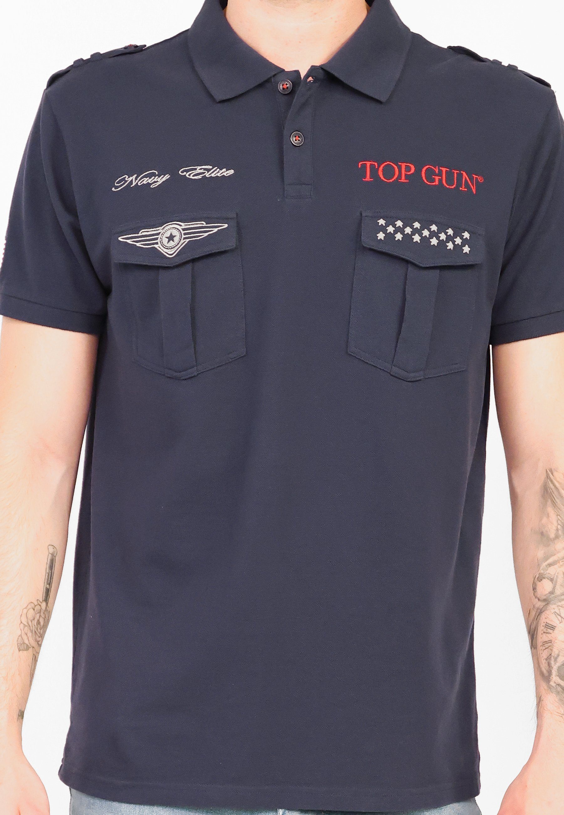 T-Shirt TG20213003 TOP GUN navy