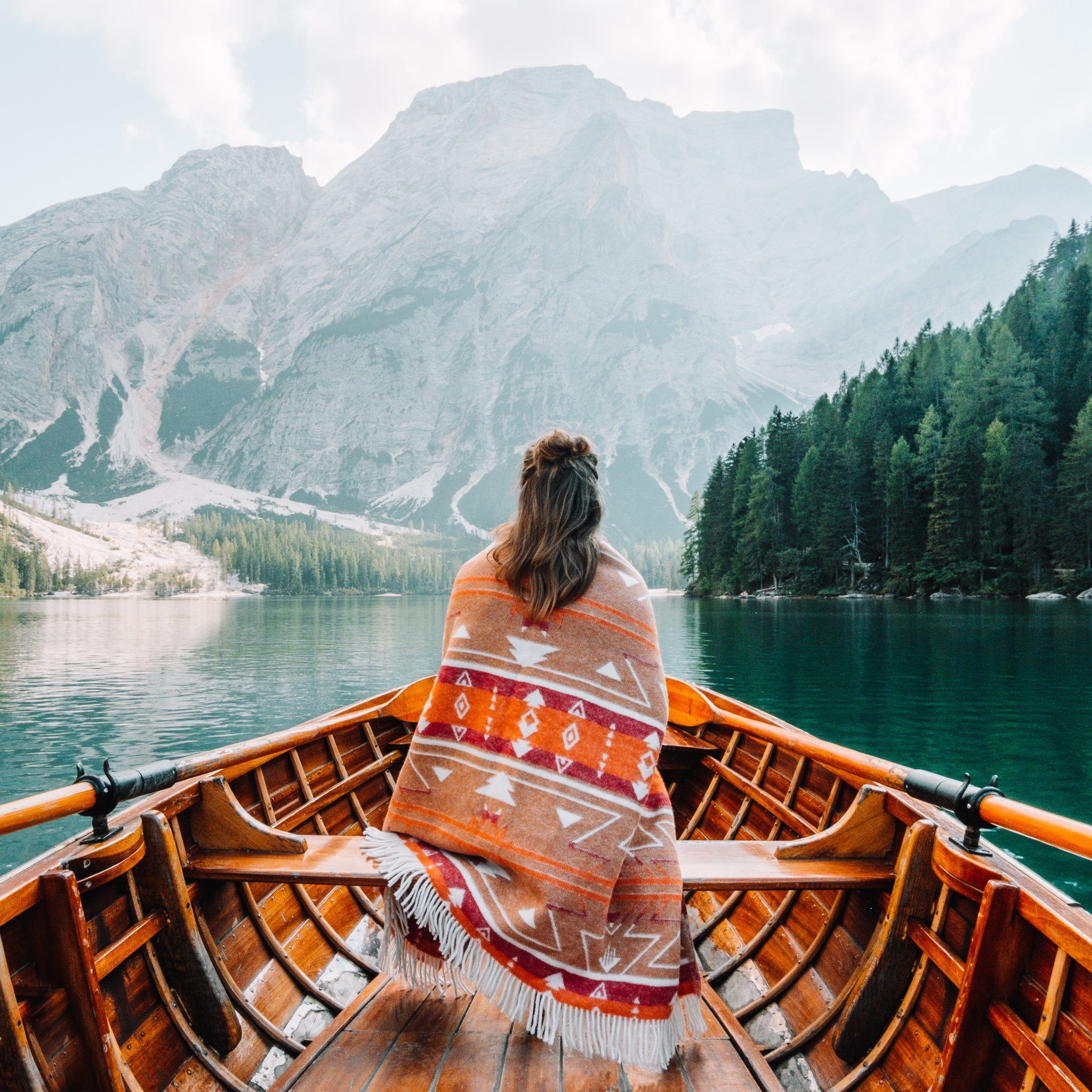 Plaid CANYON, Steppenwolle, Nachhaltige Wolldecke 130x200cm, Made in EU aus günstig online kaufen