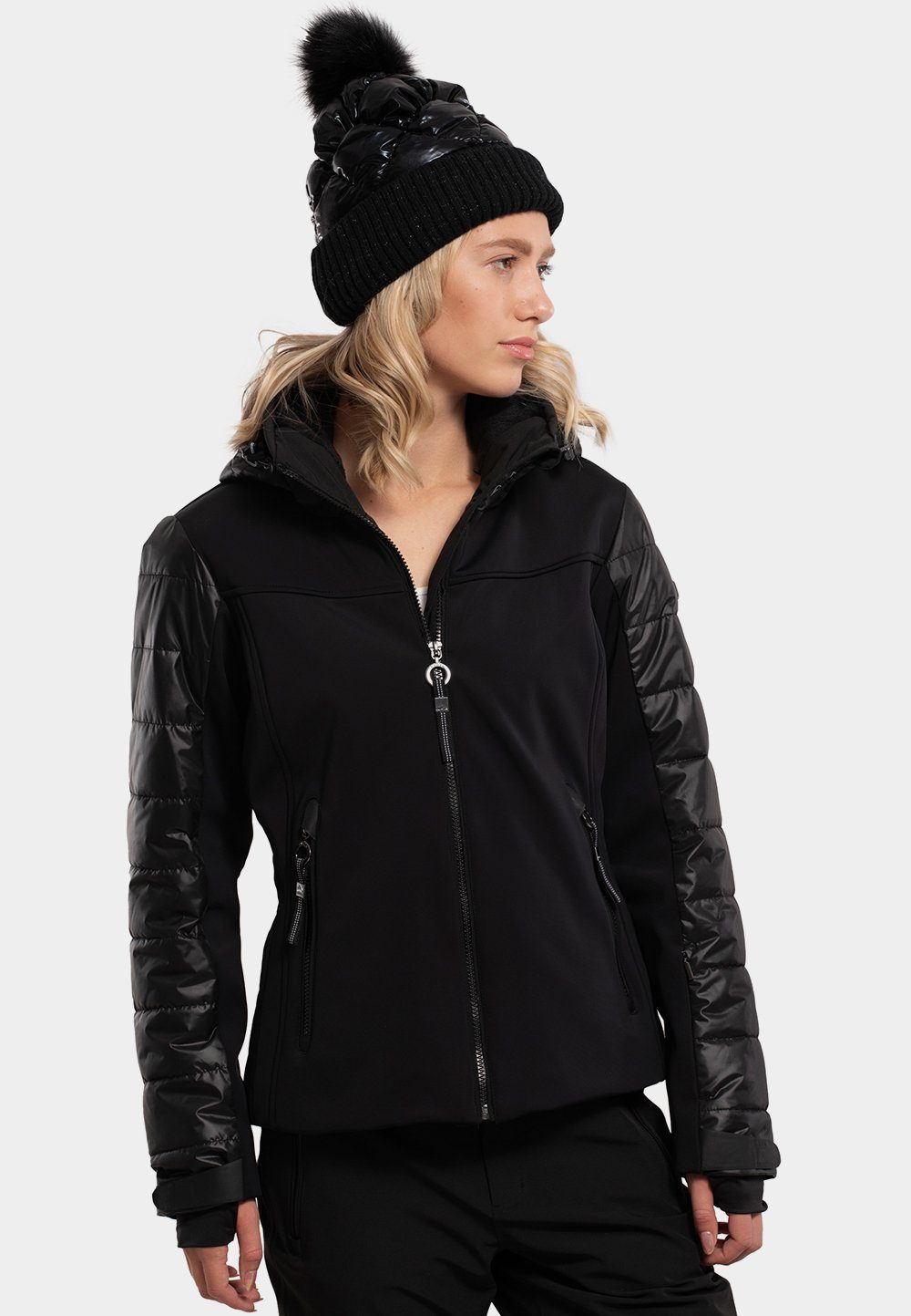 Icepeak Steppjacke Luhta Damen Kotala Softshell Hybridjacke 34478 sch