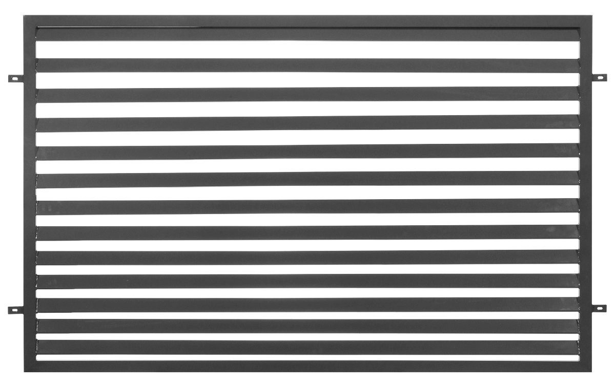 Polbram Zierzaun Polbram Zaunfeld Leni 120 200 x 120 cm, RAL-Farbe