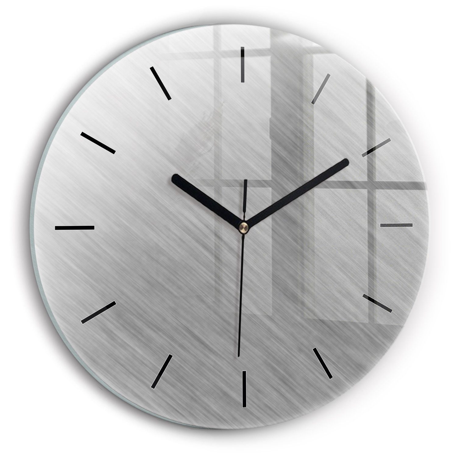 Tulup Wanduhr Glasuhr Metallwand Uhr aus günstig online kaufen