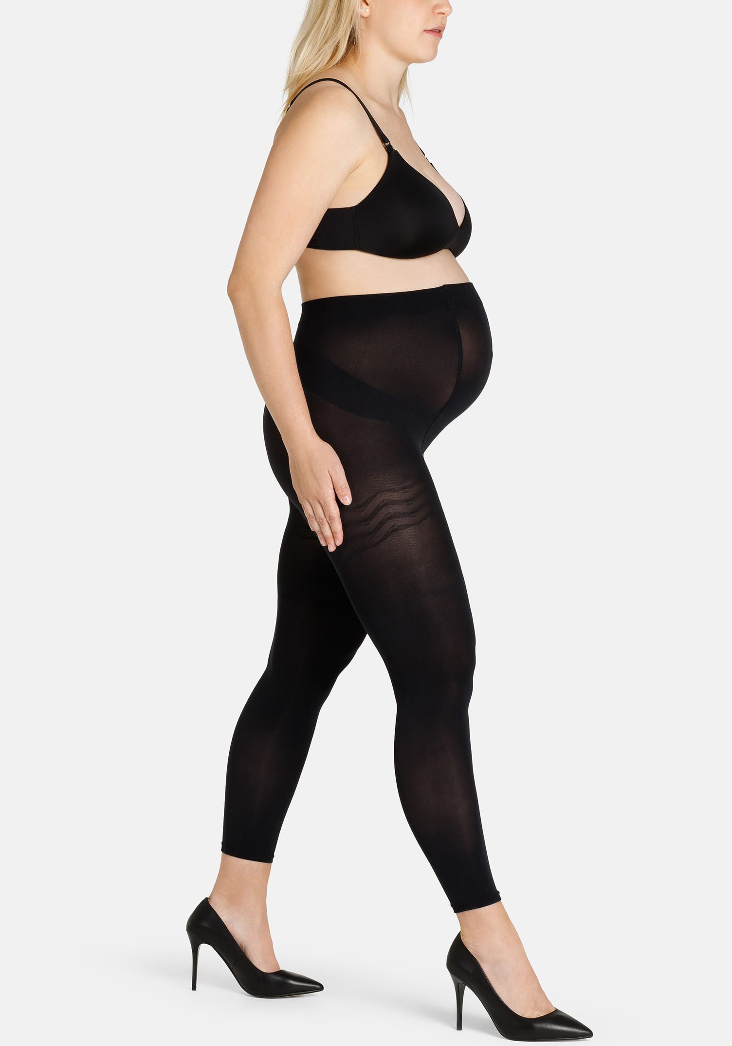 Camano Umstandsleggings fine functional perfekt für jede Phase der Schwangerschaft, 3D 50 DEN