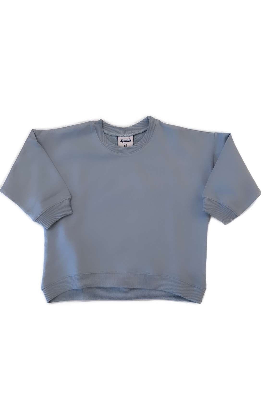 Lounis Sweatshirt Pullover - Babys und Kleinkinder - Kindershirt Baumwolle Hellblau