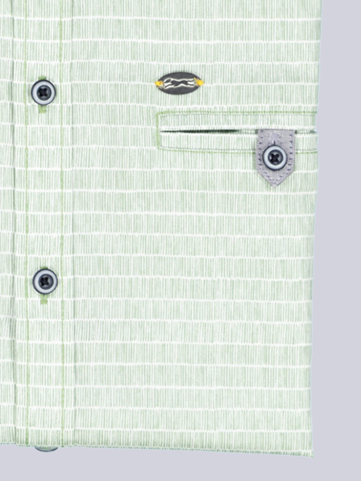 Engbers Kurzarmhemd Herren Kurzarm-Hemd regular, Hellgruen