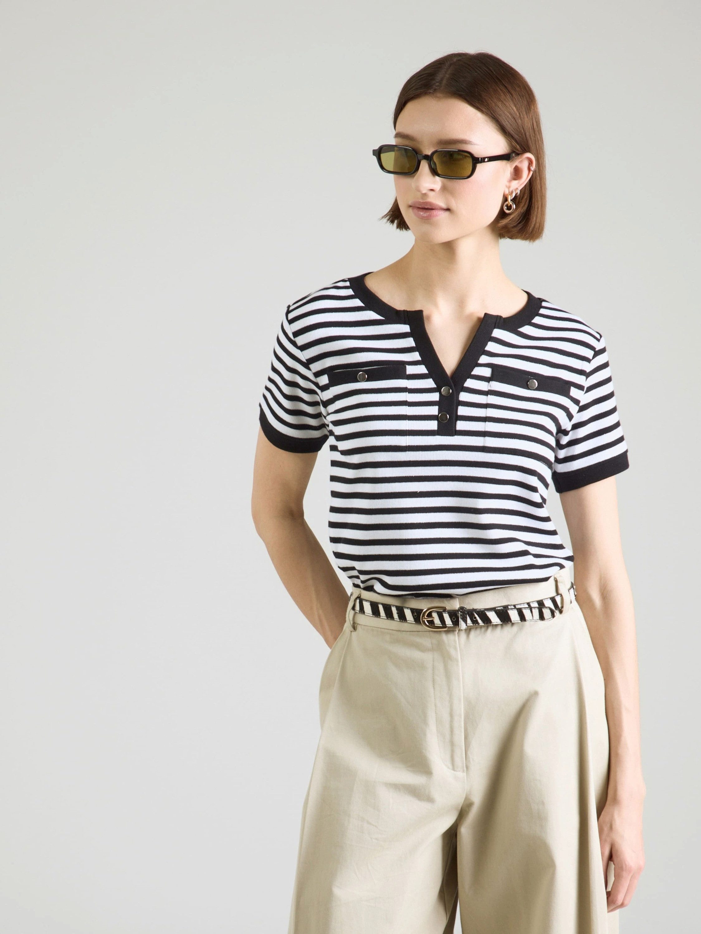 Monari T-Shirt (1-tlg) Plain/ohne Details
