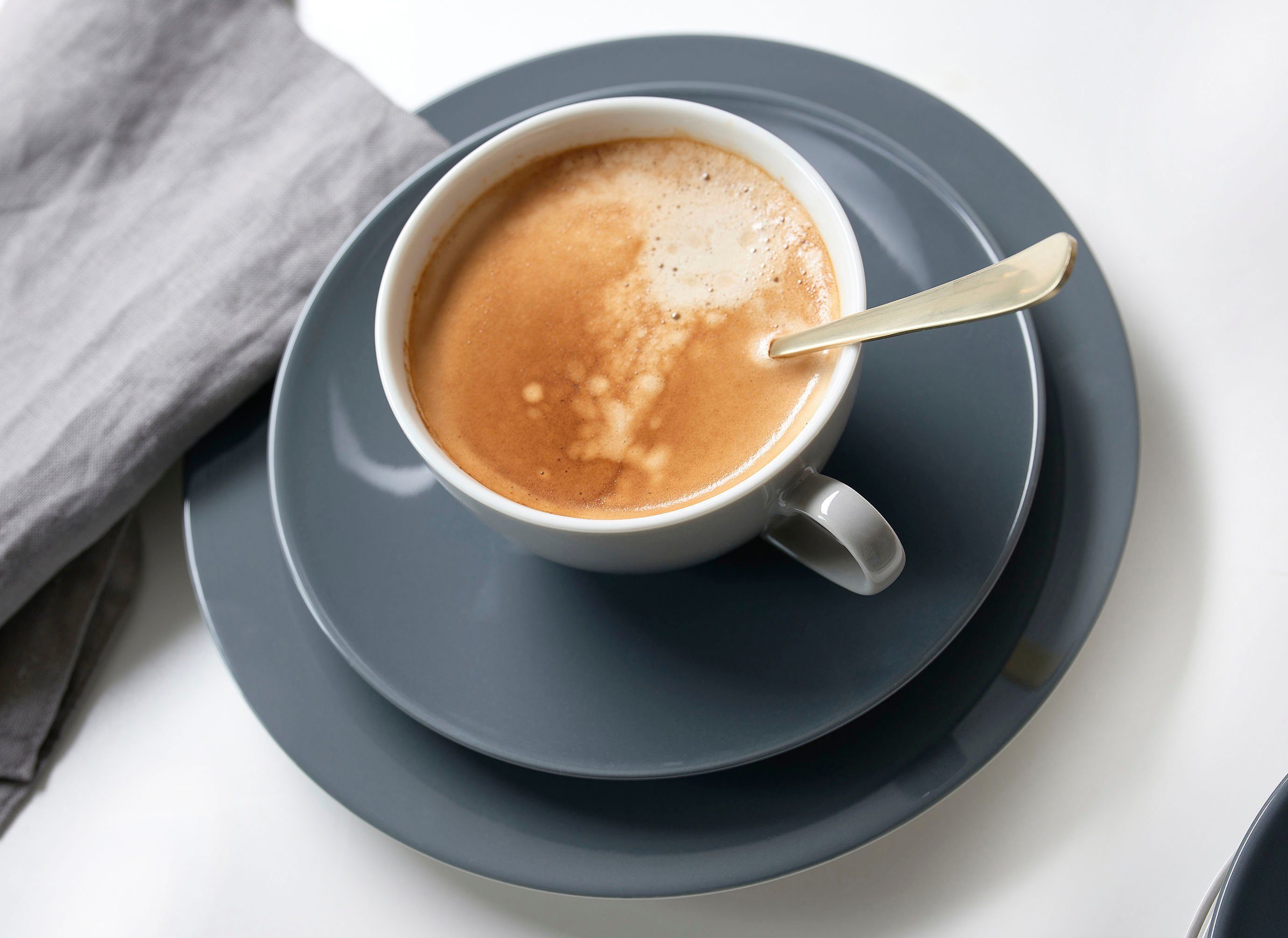 Ritzenhoff & Breker Kaffeeservice Doppio (12-tlg), 4 Personen, Porzellan, Geschirr-Set