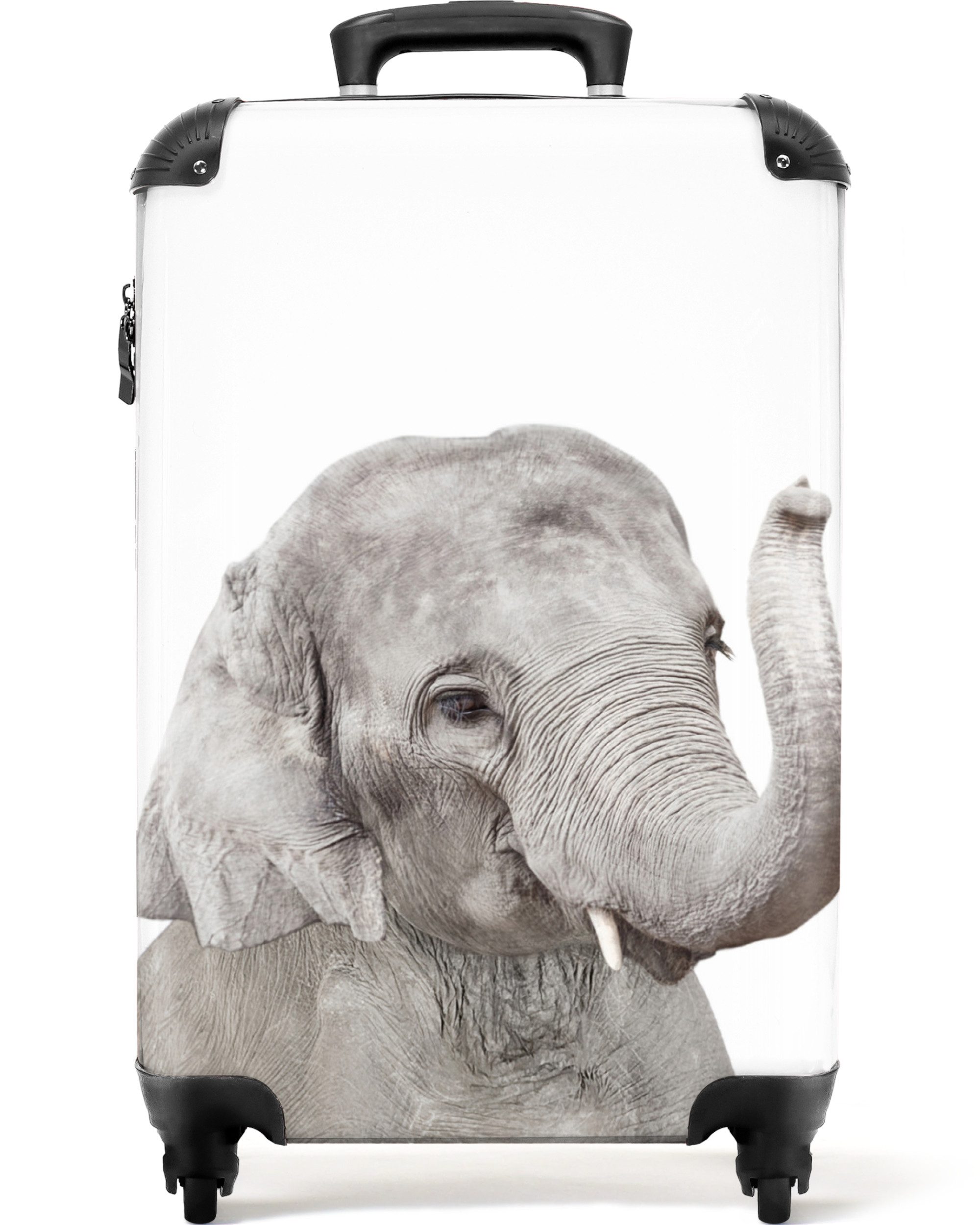 NoBoringSuitcases.com© Hartschalen-Trolley Elefant - Tiere - günstig online kaufen