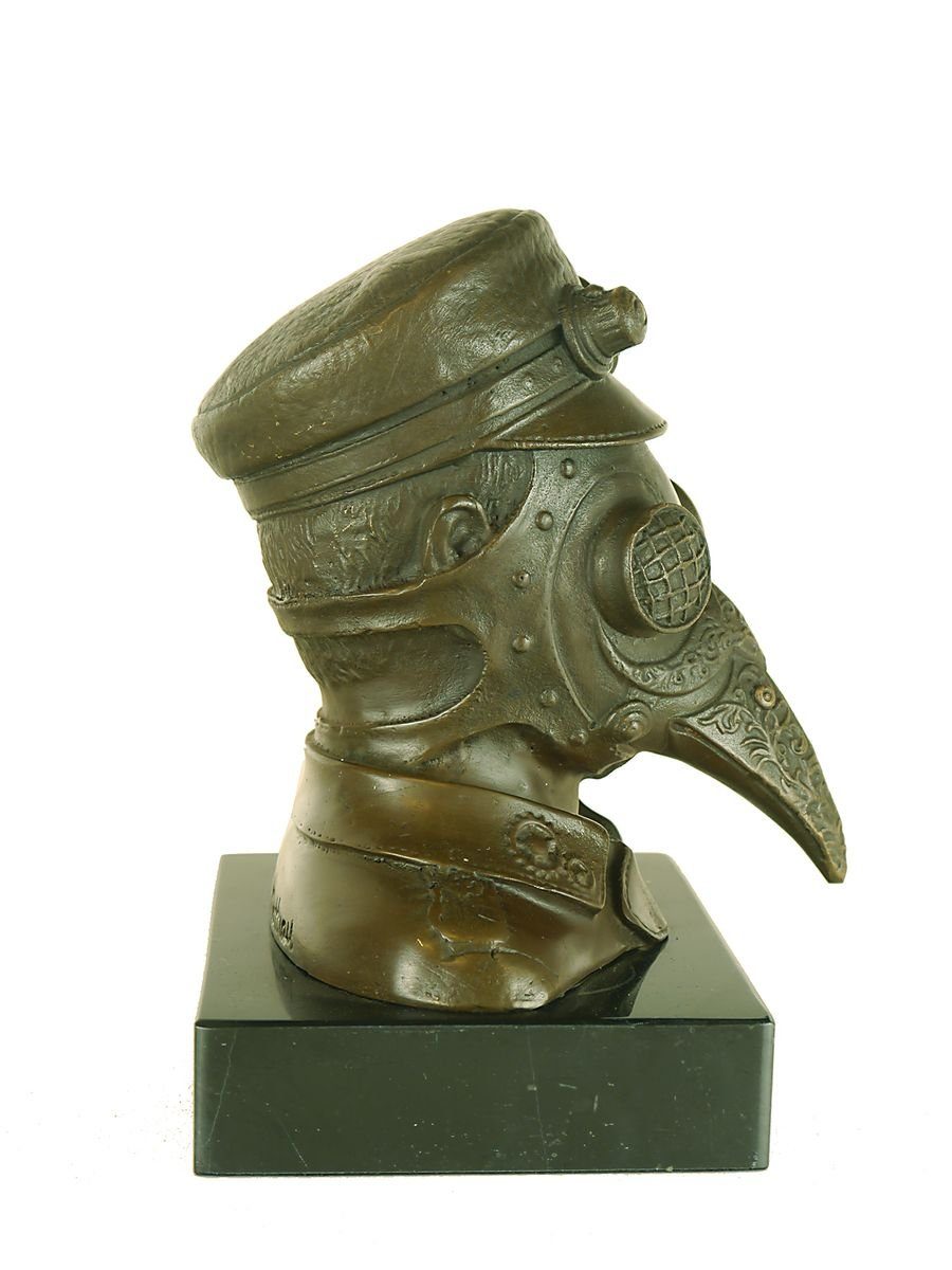 Pestarzt Skulptur Steampunk Bronze Dekoobjekt Figur AFG der
