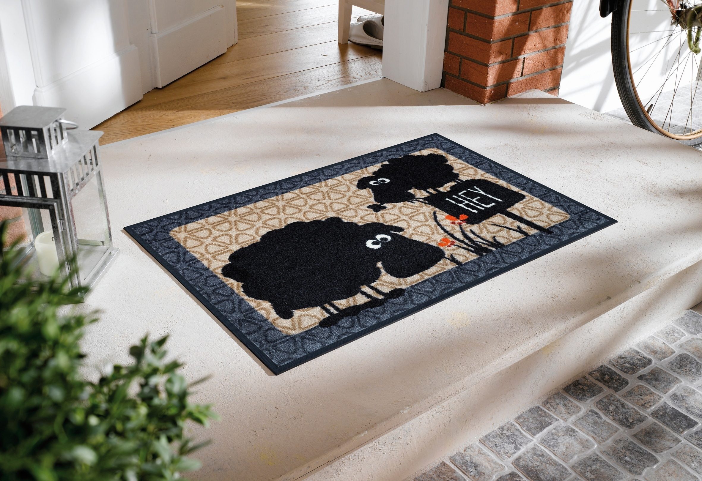 wash+dry by Kleen-Tex Fußmatte Gertrud & Elsbeth, rechteckig, Höhe: 7 mm, S günstig online kaufen