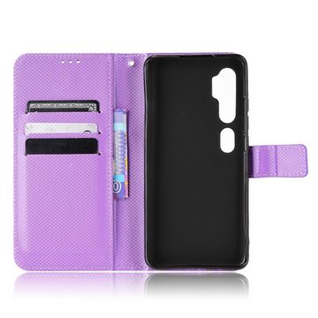 König Design Handyhülle Xiaomi Mi Note 10 Pro, Schutzhülle Schutztasche Case Cover Etuis Wallet Klapptasche Bookstyle