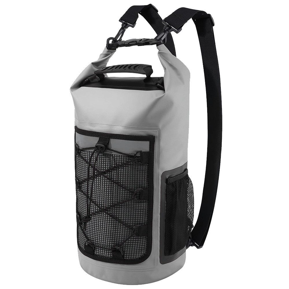 Diwzbyn Reiserucksack Dry Bag 25L Wasserdicht, PVC Rucksack für Outdoor & Wassersport, Rollverschluss, Trockensack für Schwimmen, Strand, Camping & Rafting