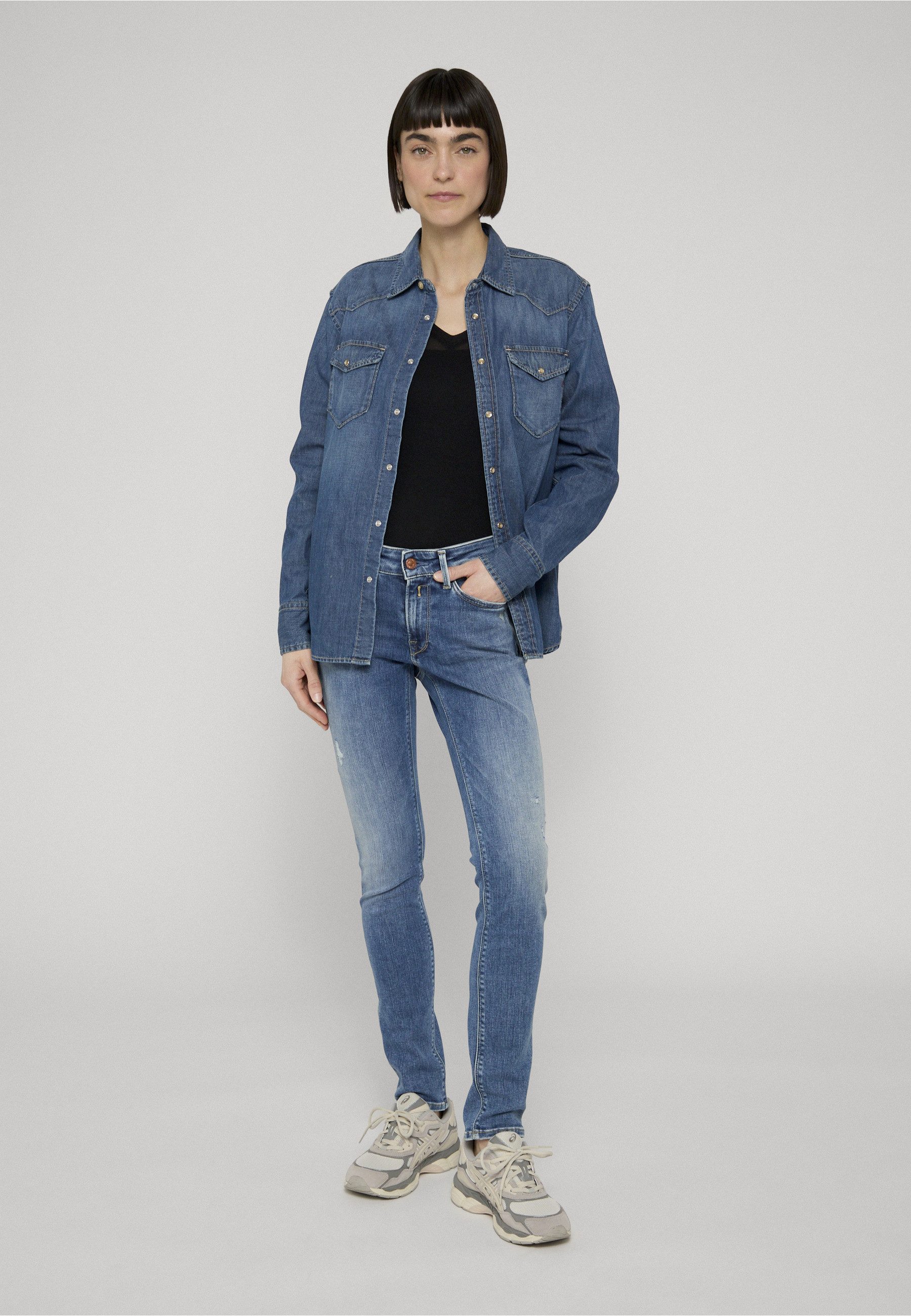 Replay Skinny-fit-Jeans Replay NEW LUZ – Bild 5 von 5