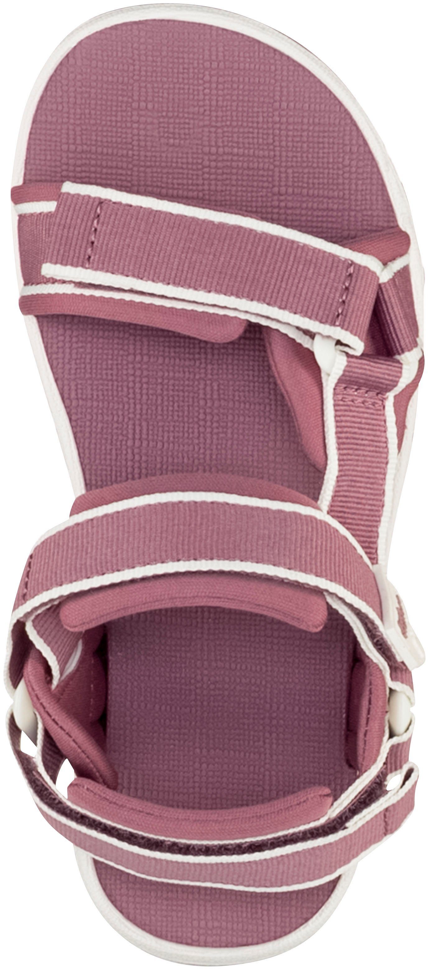 mit K Klettverschluss Wolfskin Jack Sandale SEAS 3 SEVEN rosa