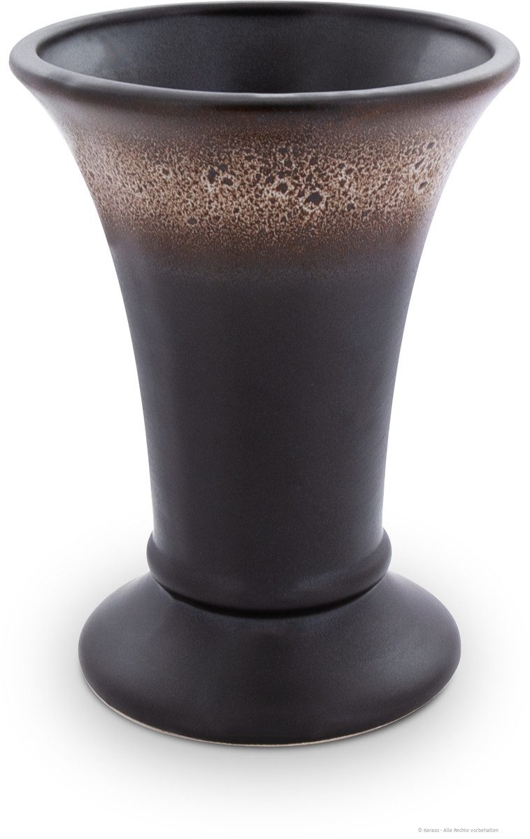 Bunzlauer Keramik Tischvase Bunzlauer Keramik 800ml Vase "Valentina" 19,5cm Blumenvase DekorZACIEK