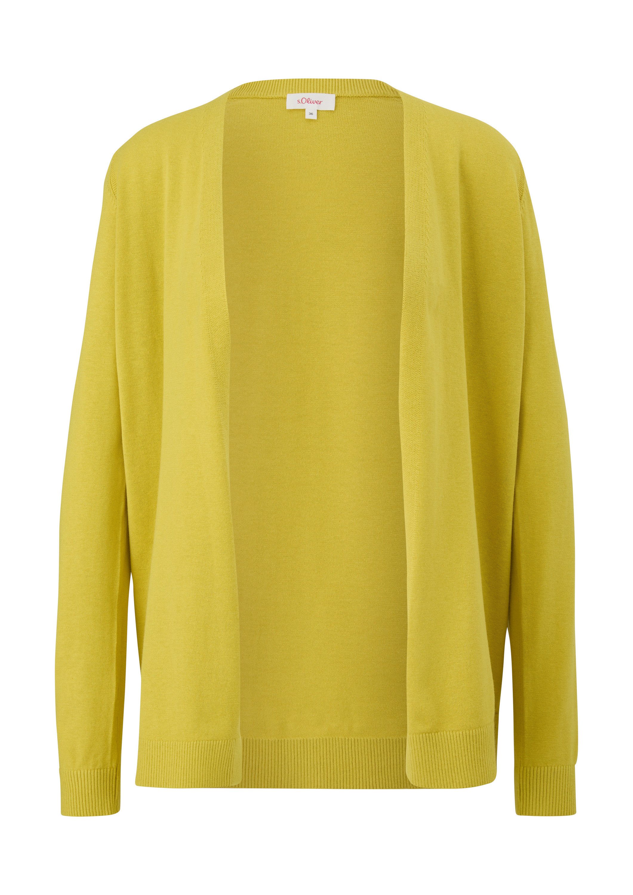 s.Oliver Cardigan Strickjacke Strickjacke aus Viskosemix