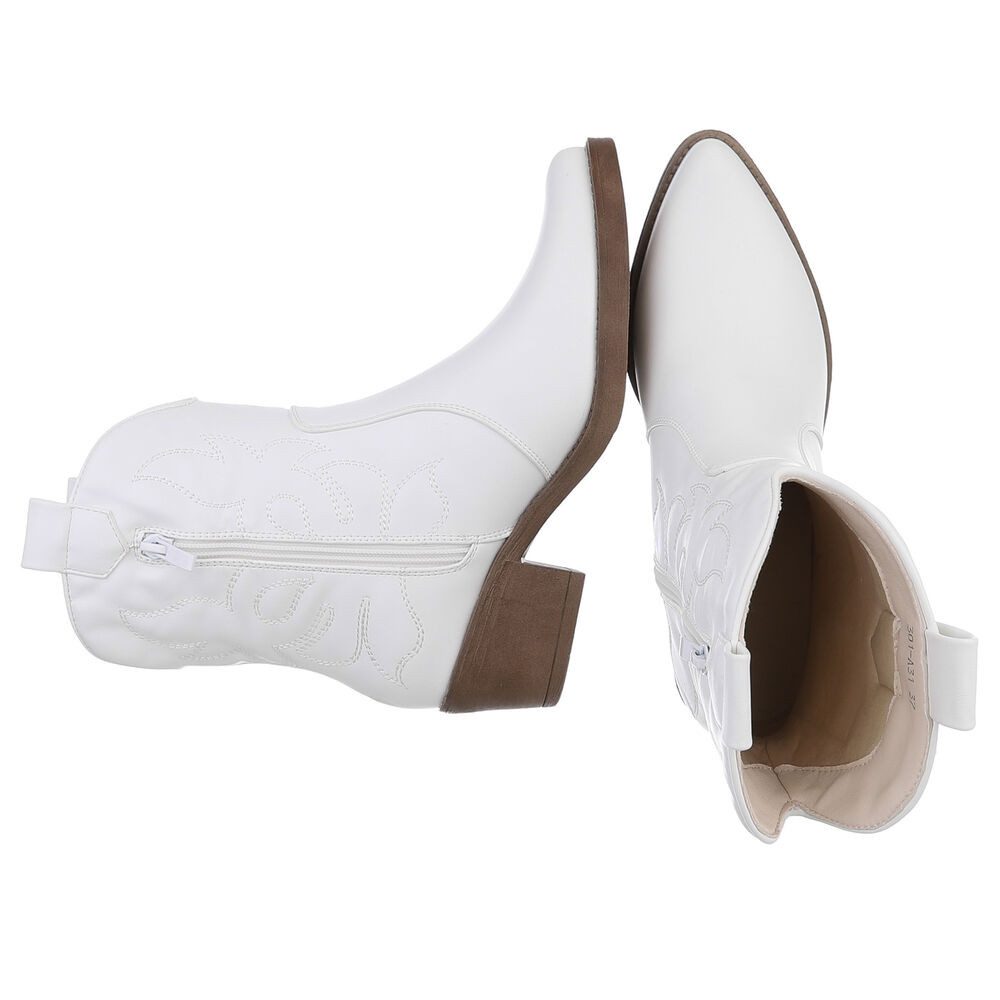 Ital-Design Modische Cowboy-Stiefel mit Verzierungen für Damen Westernstief günstig online kaufen