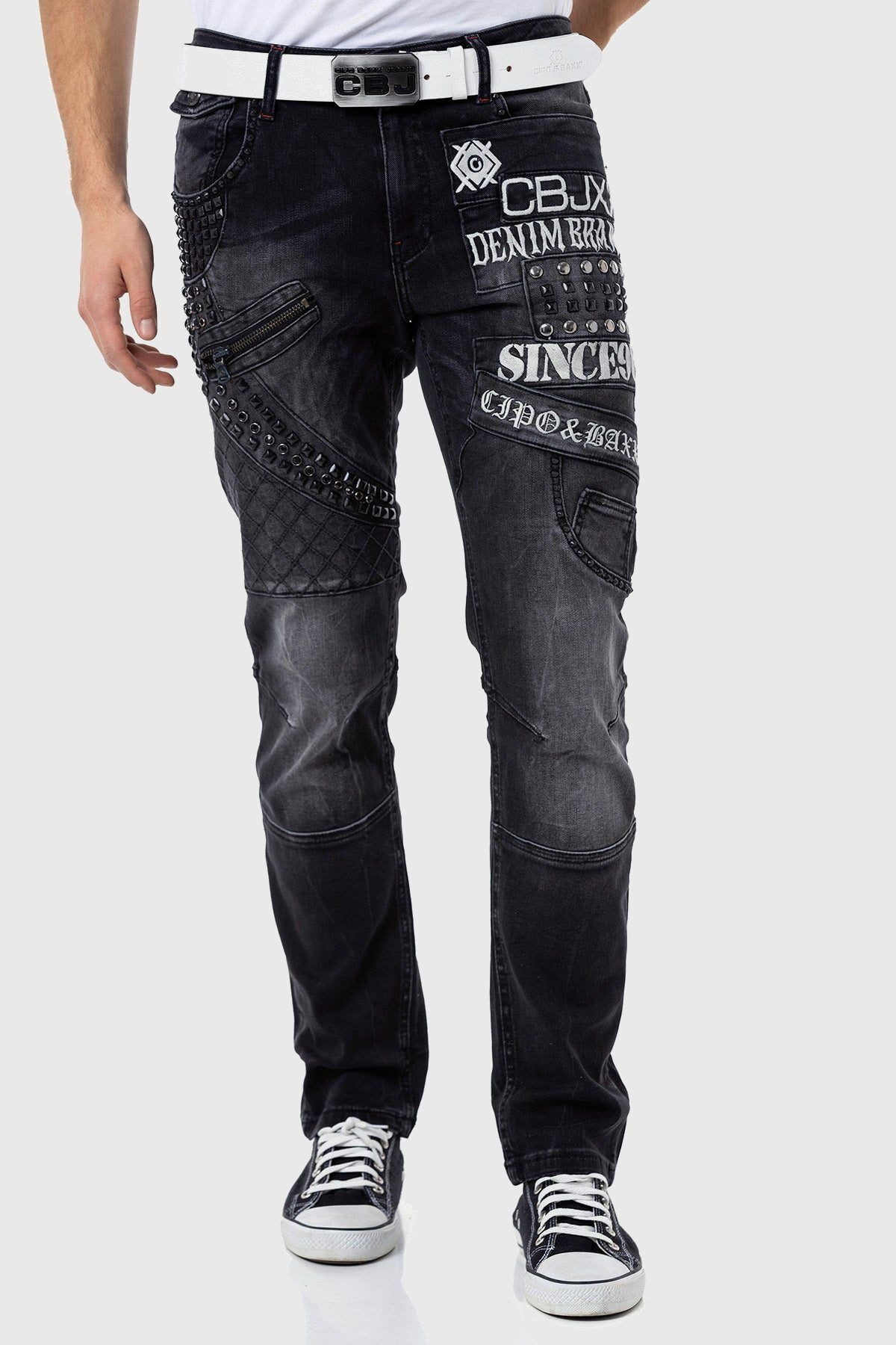 Cipo & Baxx 5-Pocket-Jeans Jeans mit zahlreichen Details günstig online kaufen