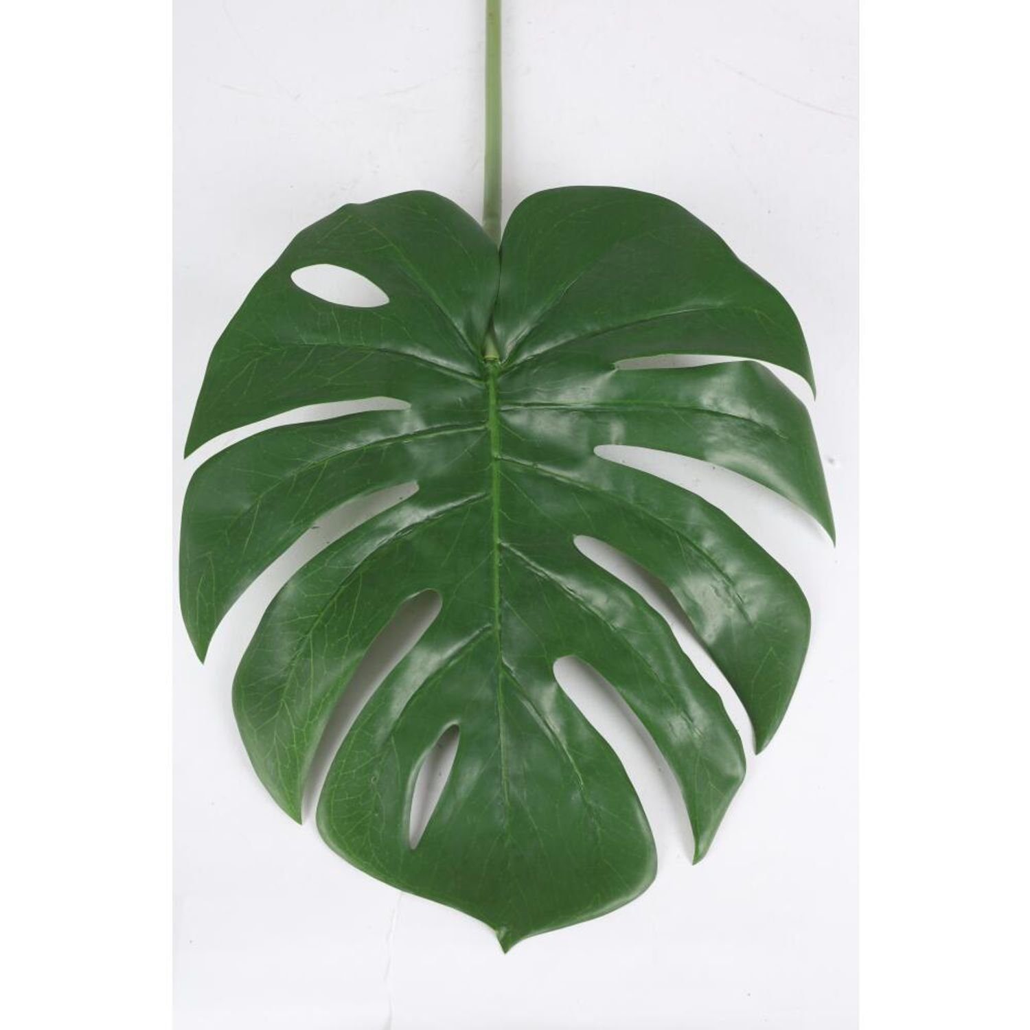 Kunstpflanze 24x Künstliche Blattstängel 85cm Kunstpflanzen Stiel Innendekoration, BURI