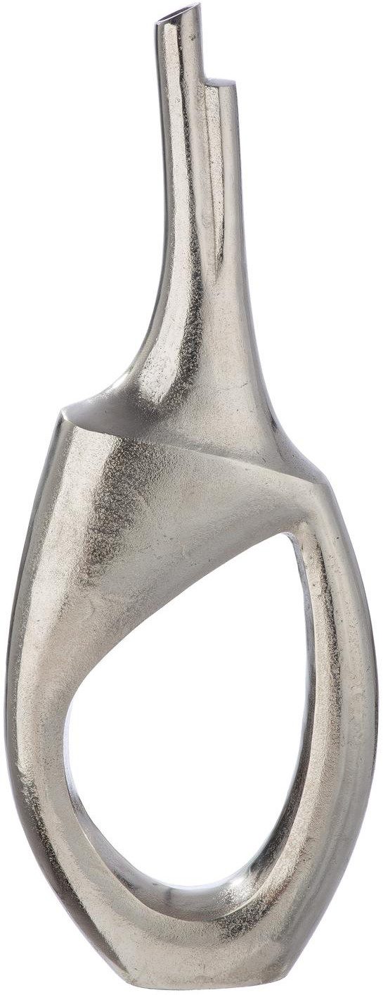GILDE Bodenvase Lochvase, "Haydon", Aluminium (1 St)
