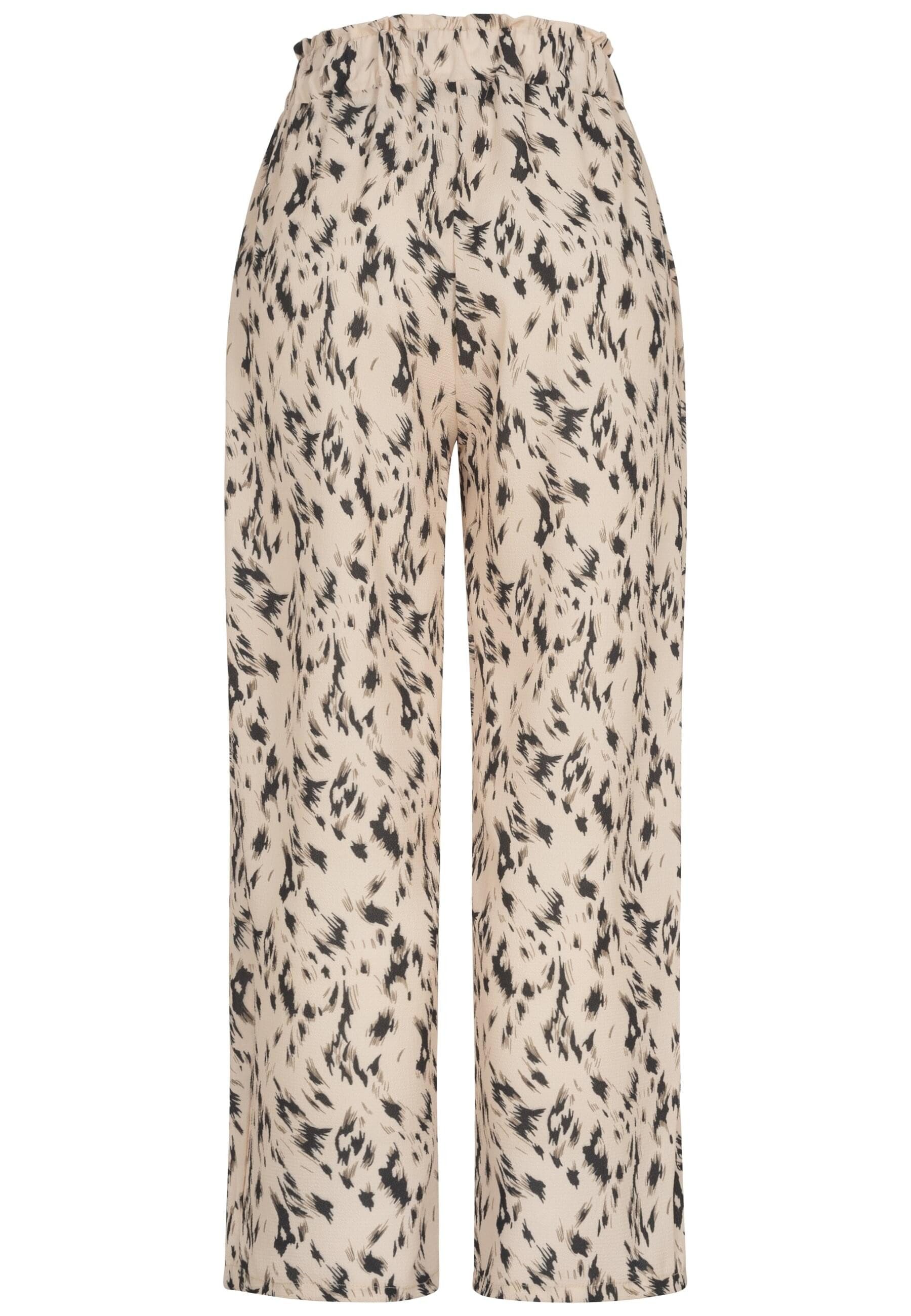 CLOUD 5IVE Stoffhose CLOUD 5IVE Summer Crepe-Pants with animal print (1-tlg günstig online kaufen