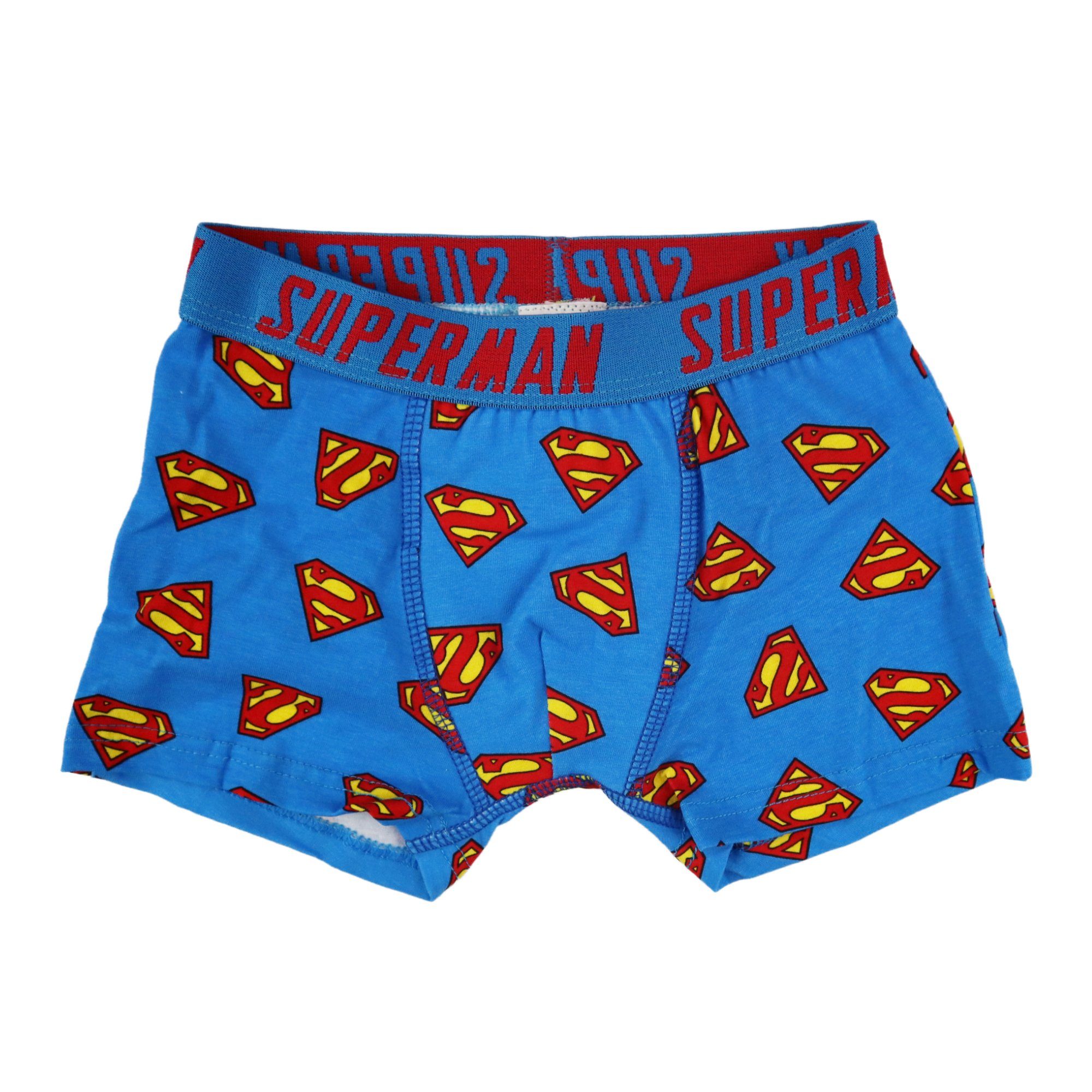 Comics Pack Superman Boxershorts Kinder DC bis 116 146 Gr. Boxershorts Jungen 2er