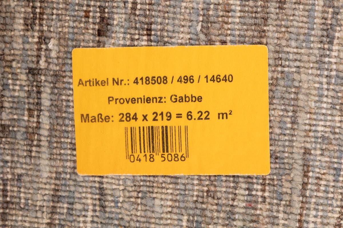 Handgeknüpfter Orientteppich, Gabbeh 6 mm Trading, Höhe: Moderner rechteckig, Orientteppich Ziegler Nain 220x285