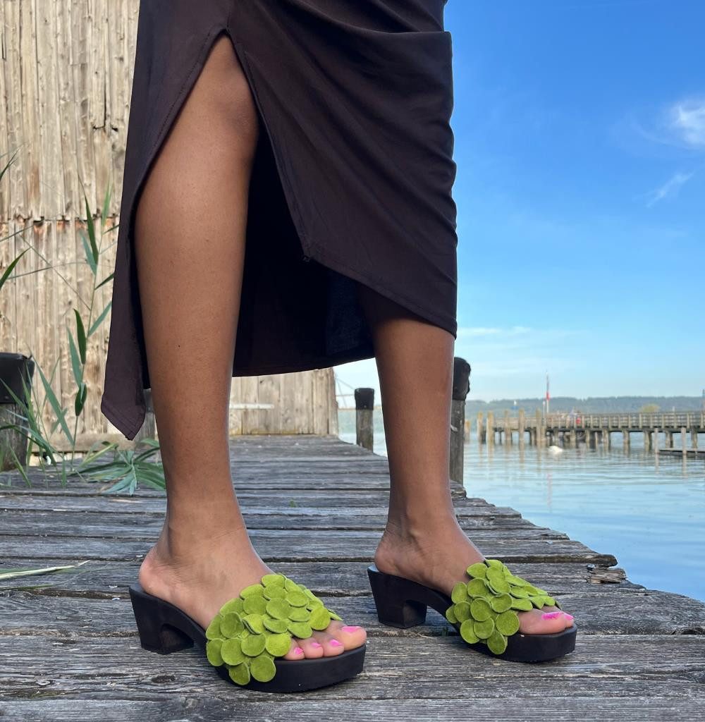 Softclox KAMILLA Kaschmir kiwi (dunkel) Pantolette günstig online kaufen