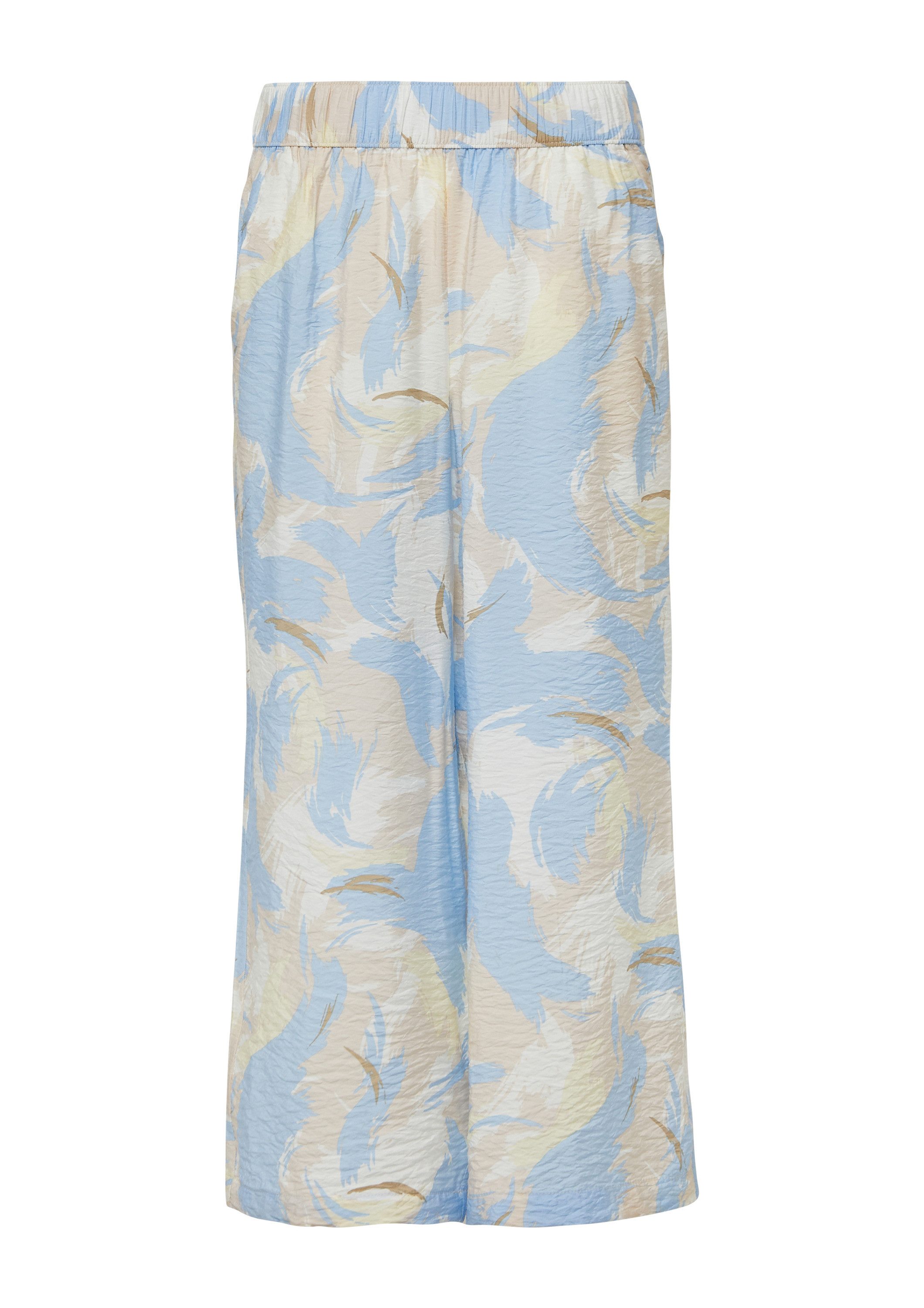 s.Oliver Culotte Hose Strukturierte Culotte aus günstig online kaufen