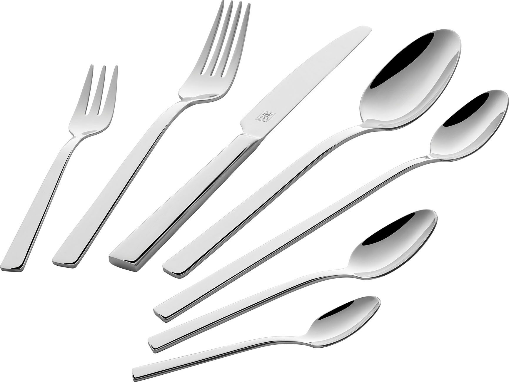 Zwilling Besteck-Set ZWILLING Besteckset King pol. 42-tlg. Edelstahl 18/10 poliert (42-tlg), Edelstahl