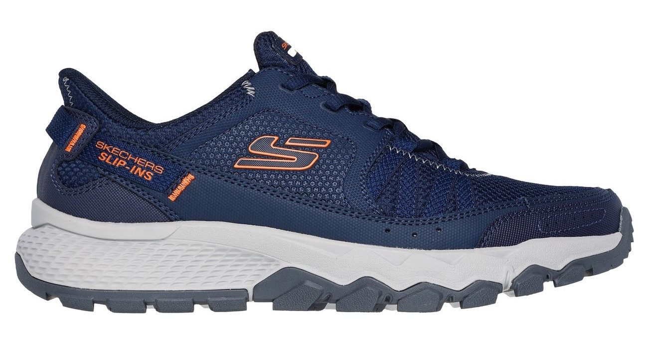 Skechers DYNAMITE AT Slip-On Sneaker, Trekkingschuh, Freizeitschuh mit robuster Laufsohle