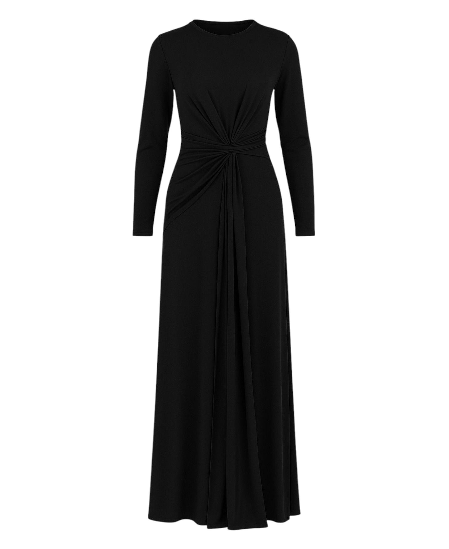 fashionshowcase Abendkleid Damen Elegantes Maxikleid - Modest Fashion, Hijab-freundlich