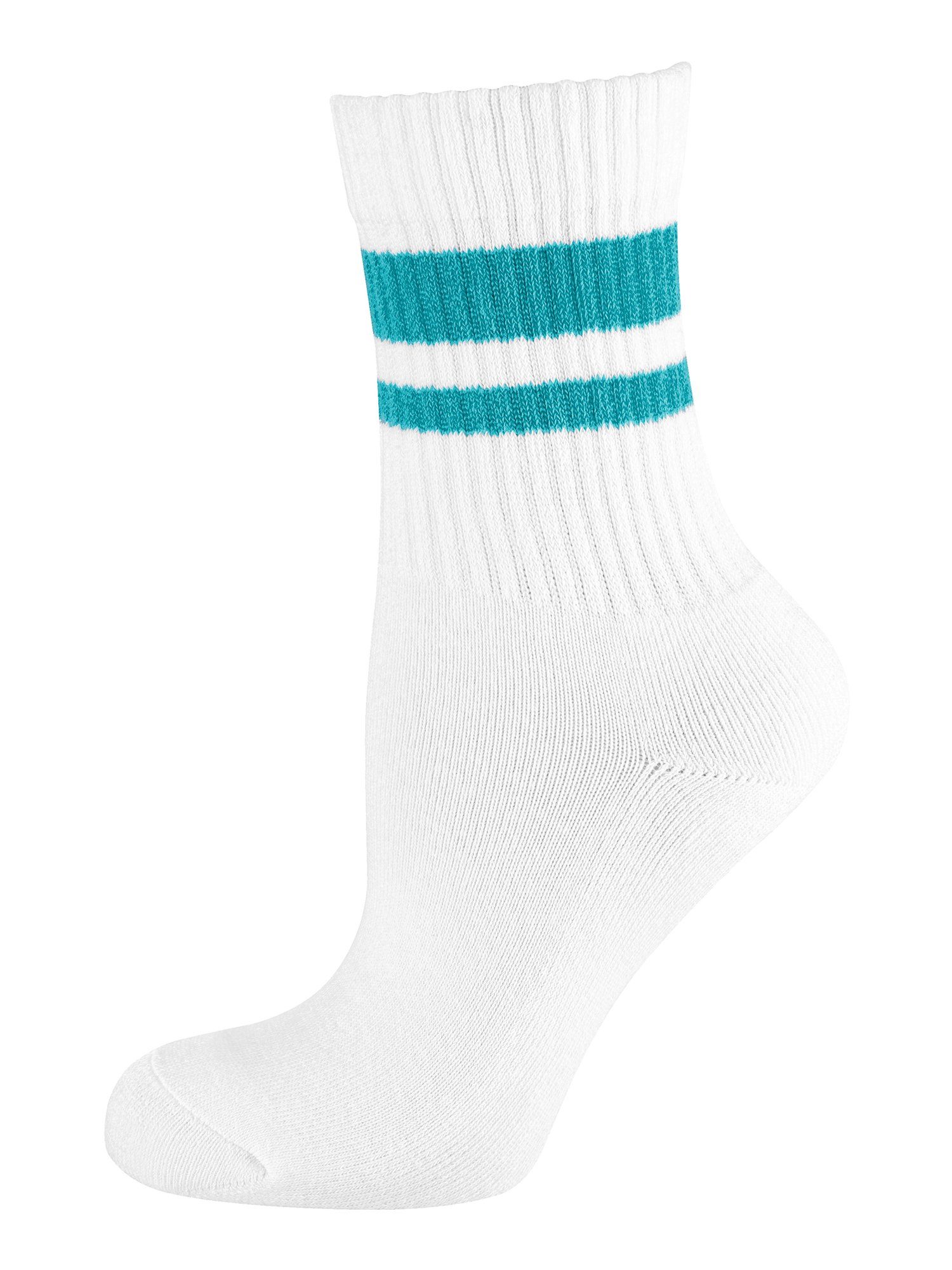 Nur Die Freizeitsocken Sport Socken (3-Paar) mix weiß