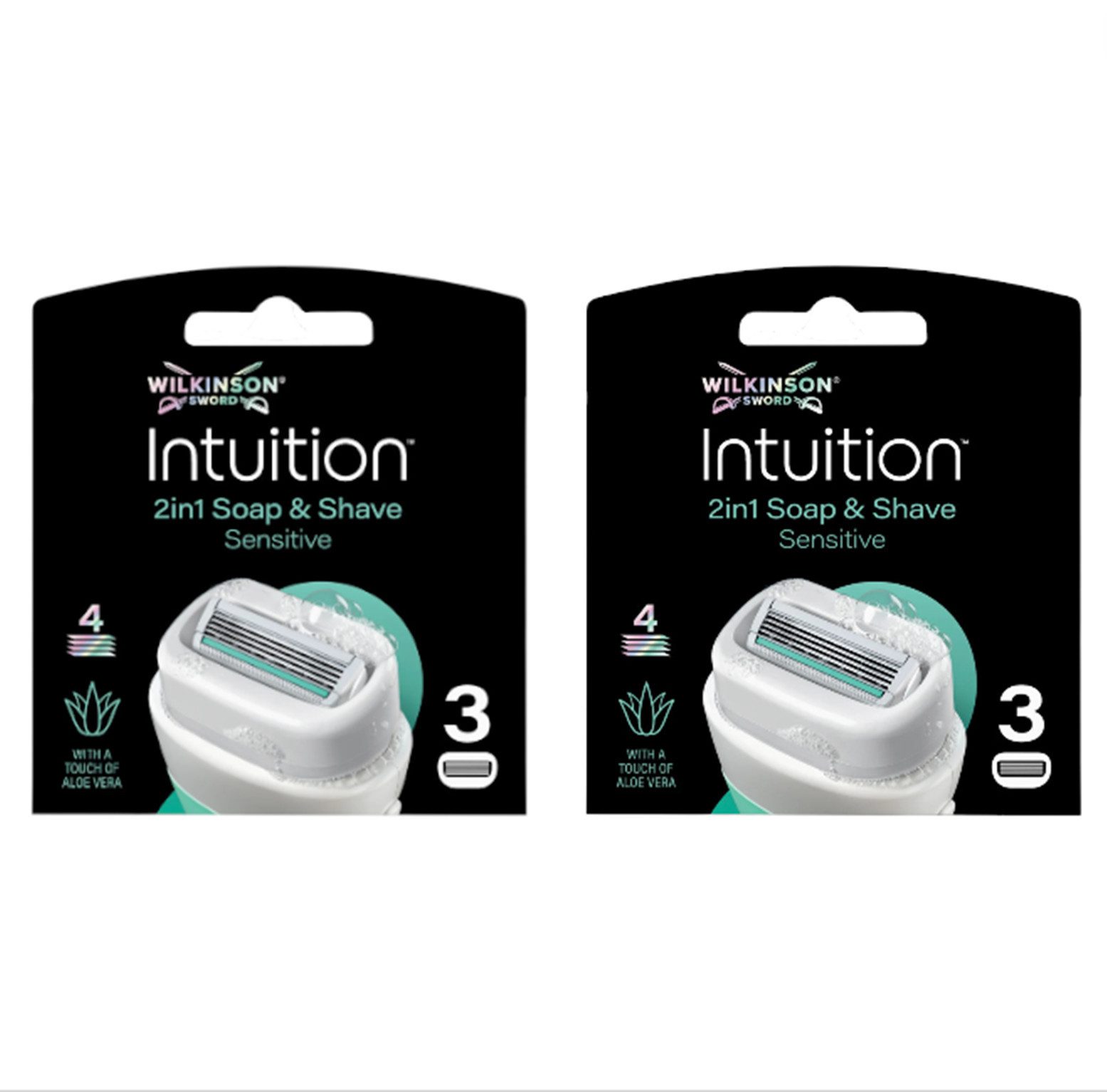 Rasierklingen Intuition 2in1 Soap & Shave Sensitive