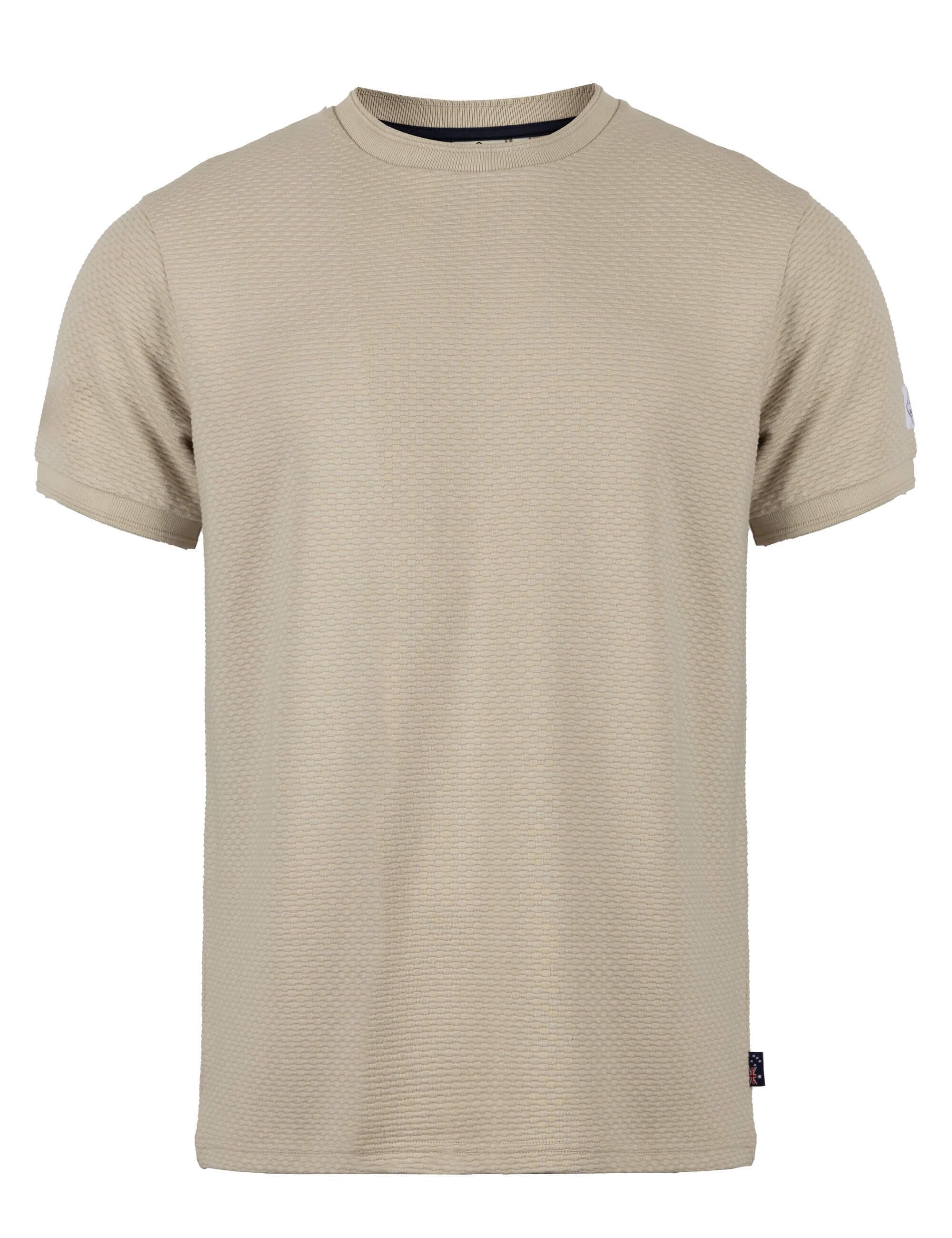 ROADSIGN australia T-Shirt Desert Knit (1, 1-tlg., 1) aus Baumwollmischung, mit Rundhalsauschnitt, moderner Look