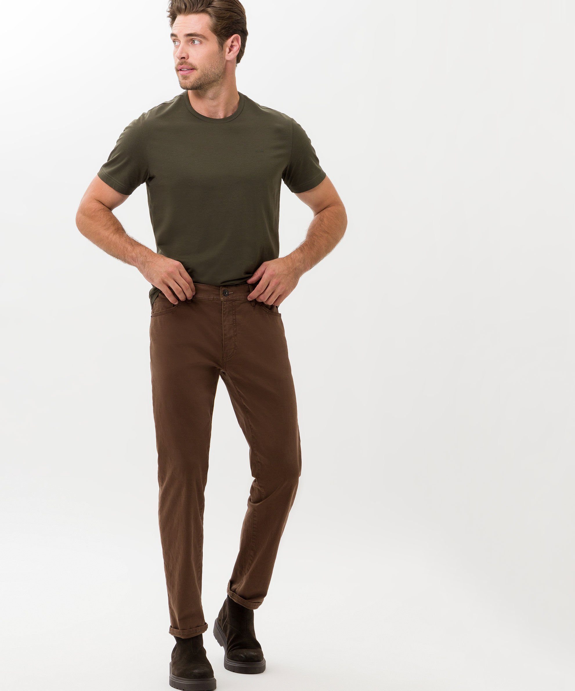 Brax 5-Pocket-Hose Cadiz Marathon Baumwollstretch günstig online kaufen