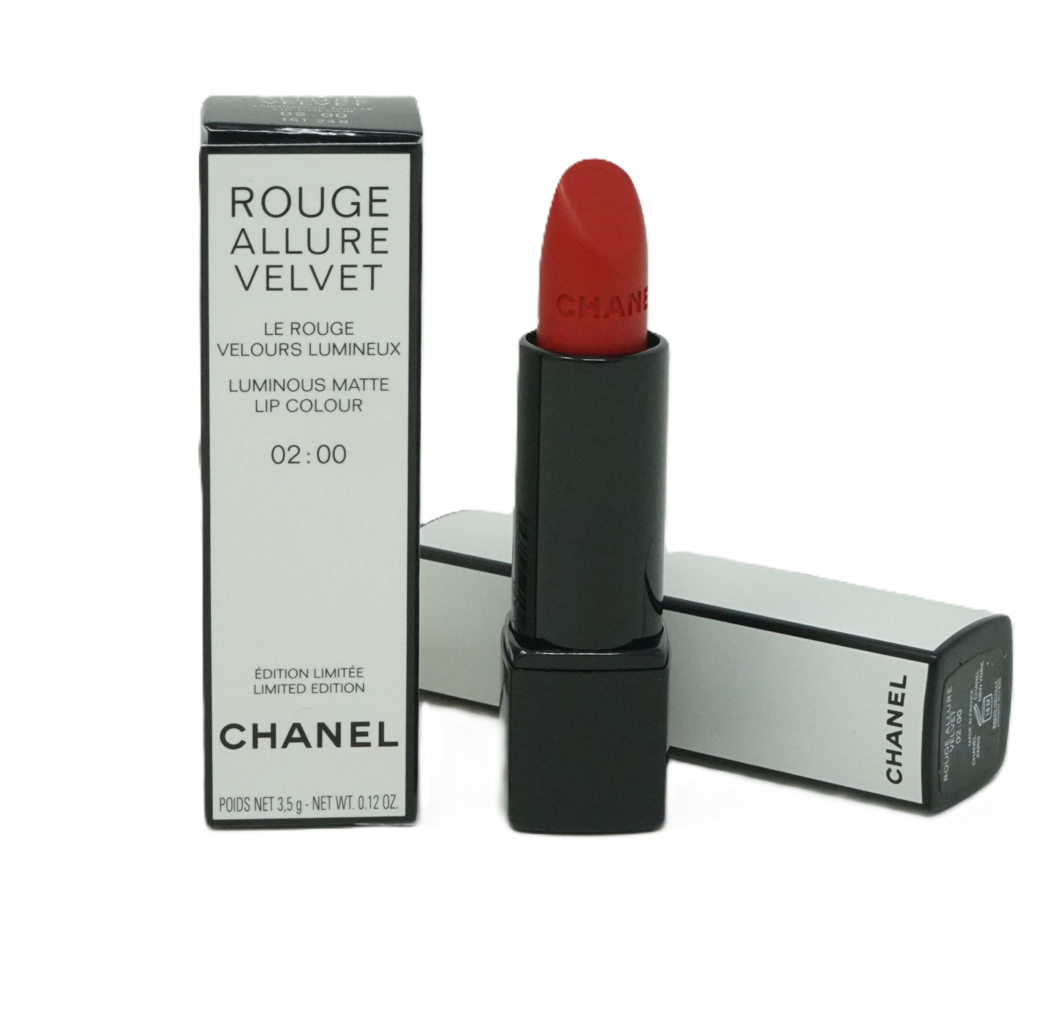 Lippenstift Chanel Rouge Allure Velvet 3,5g Lippenstift 02:00