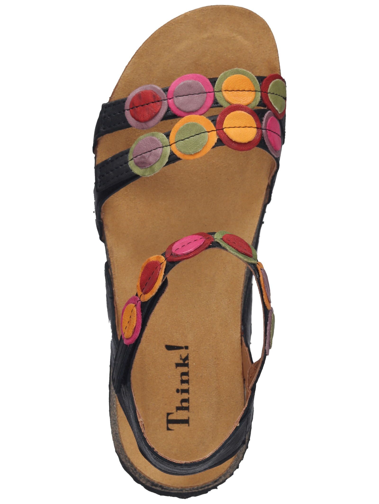 Think! Think! Sandalen Glattleder Riemchensandale