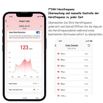 Diida Fingerring Intelligenter Bluetooth-Ring,wasserdichter Sportring, Prüfung verschiedener Indikatoren des Körpers