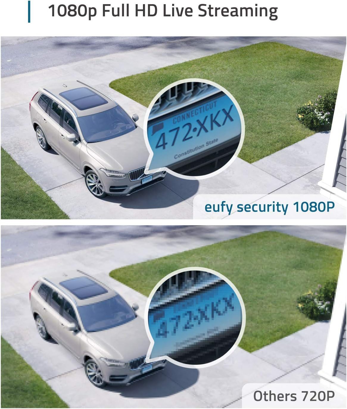 eufy Security eufy Security eufyCam 2C, überwachungskamera aussen, 180 Tage Akku, Securitycam