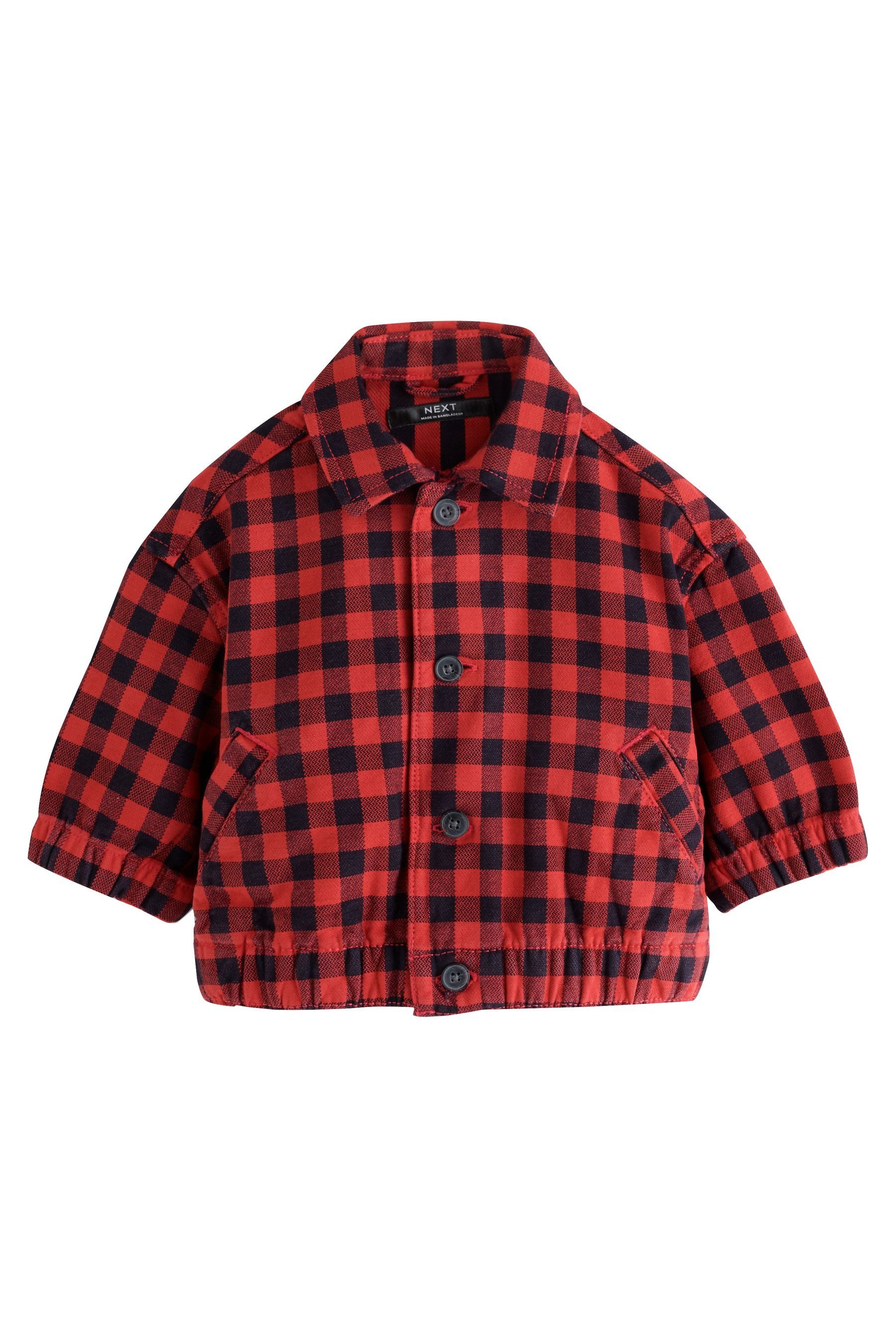 Next Outdoorhemd Hemdjacke mit Vichykaromuster aus Baumwolltwill (1-tlg)