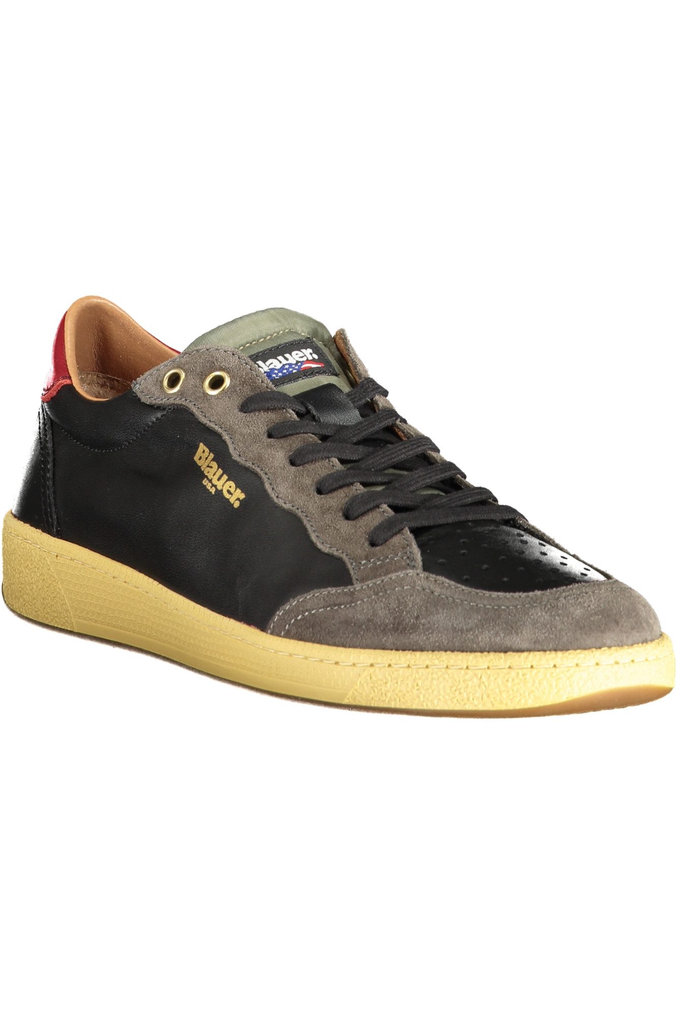 Blauer Sneaker Innovativer Herrensportschuh in Schwarz mit
