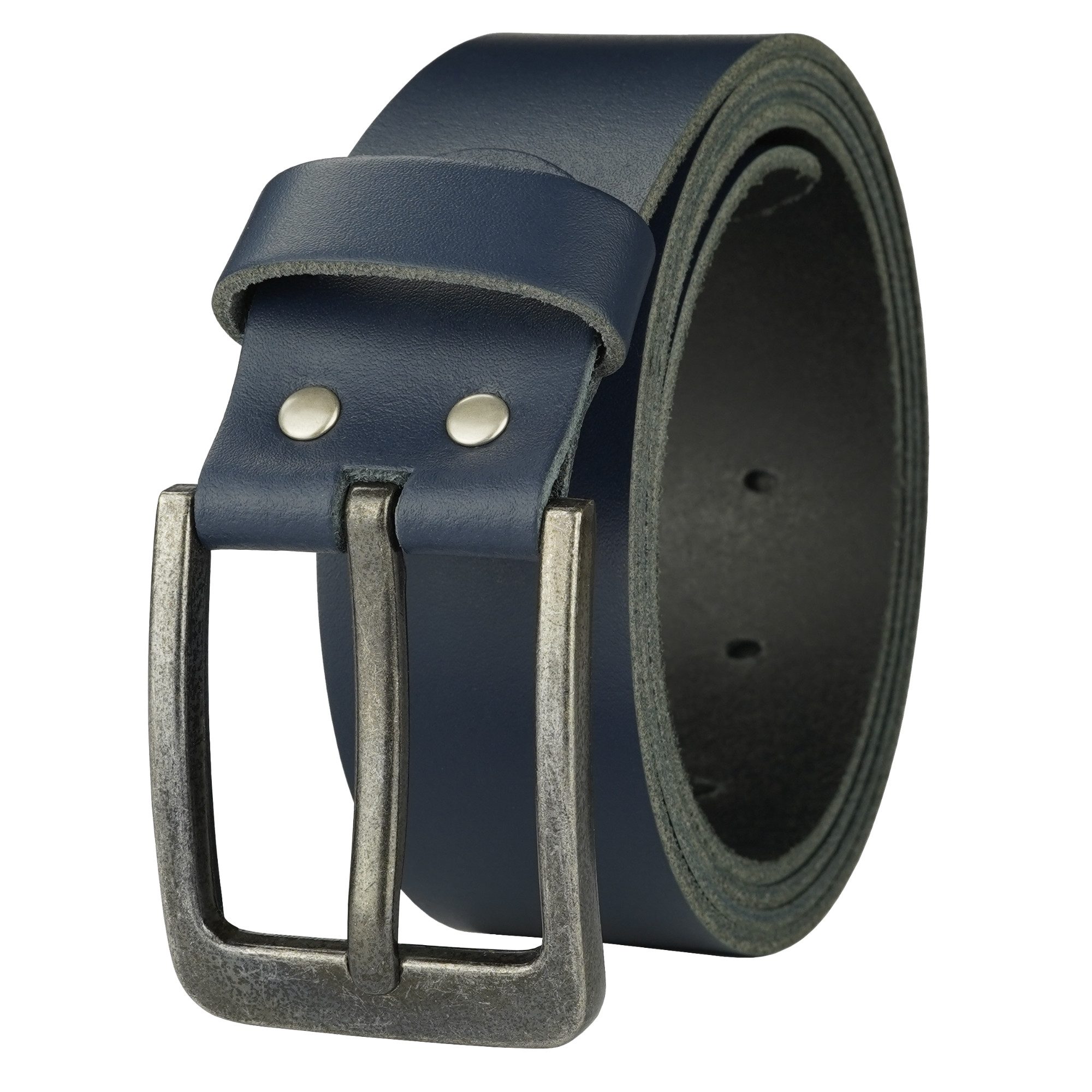 Manza Ledergürtel Gürtel Ledergürtel 4cm breit Echt Leder Jeansgürtel Unisex Kürzbar
