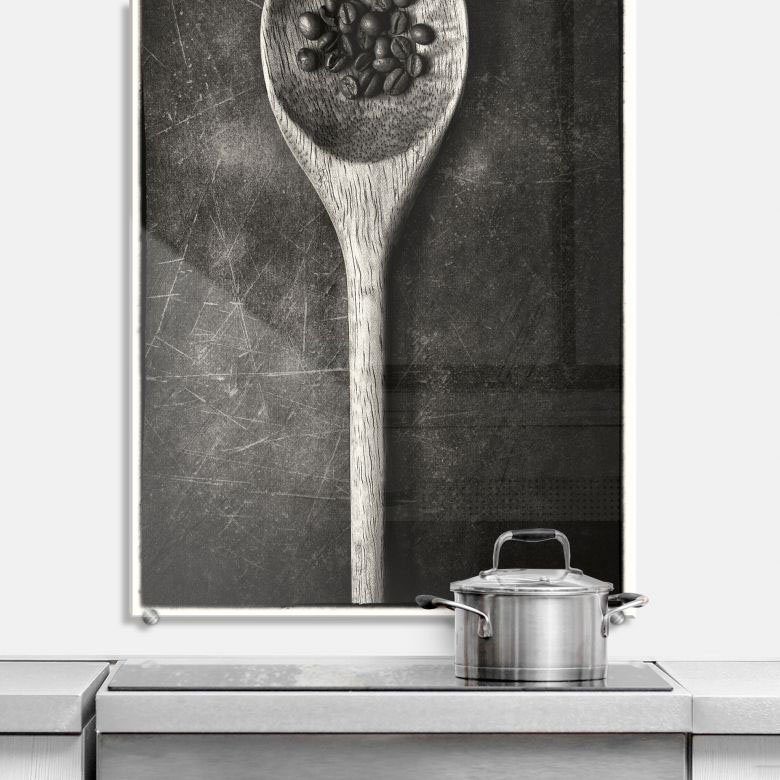 Küche, Wall-Art Küchenrückwand Kochlöffel Spritzschutz (1-tlg)