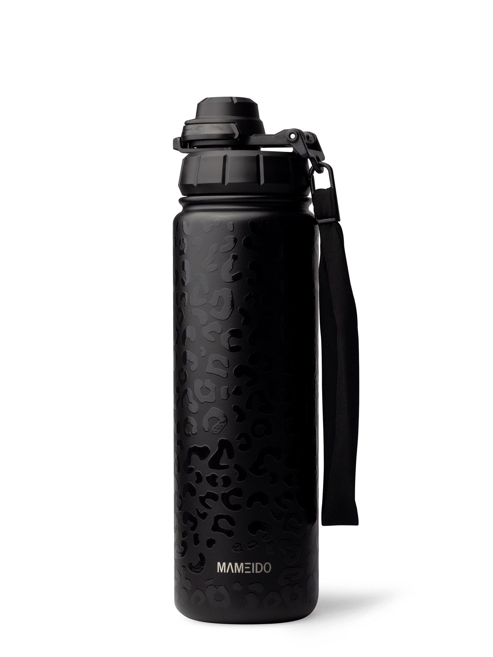 MAMEIDO Thermoflasche, mit 2-in-1 Deckel, Strohhalm und Handschlaufe in 500 ml, 700 ml & 1,2l