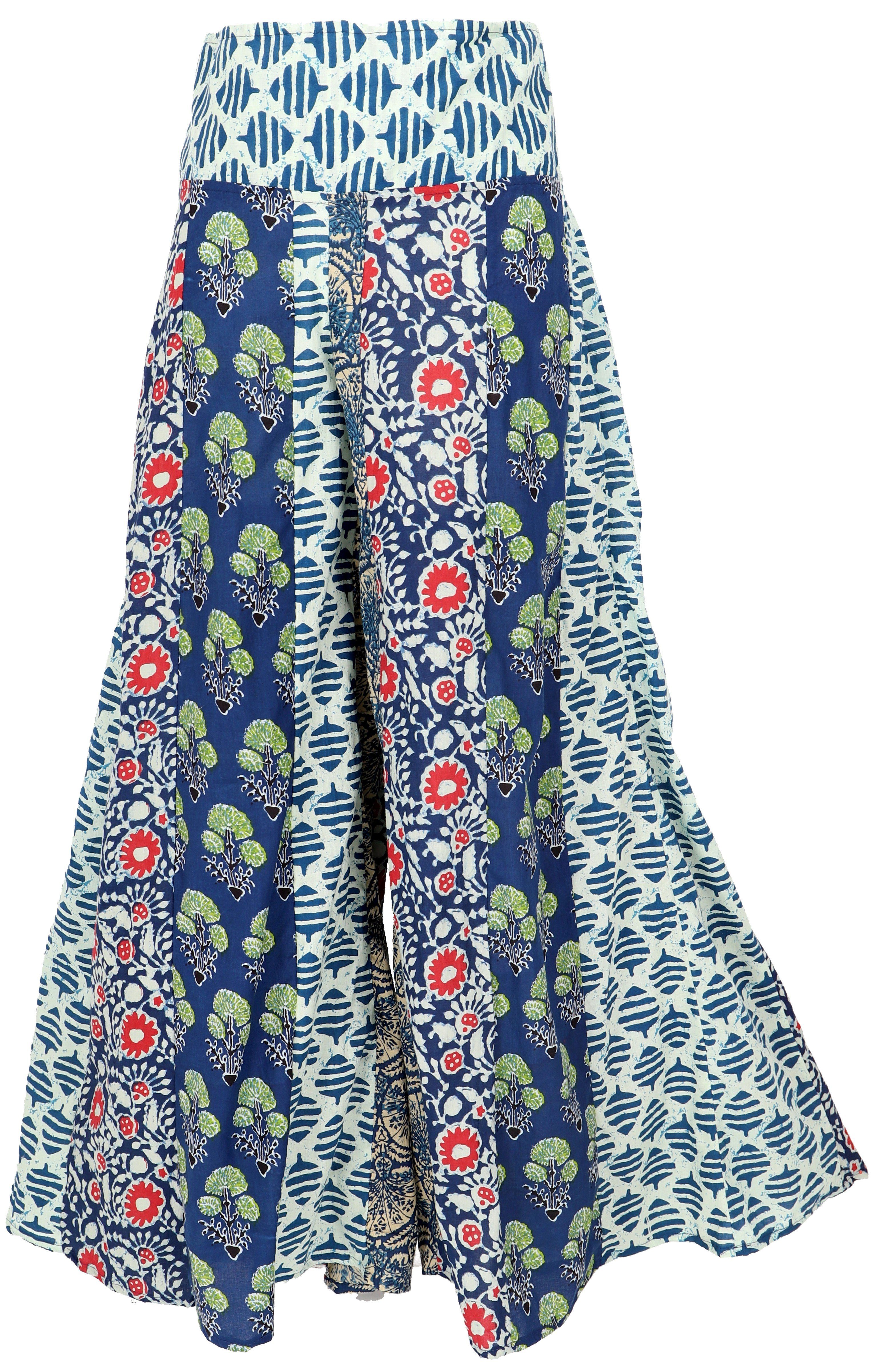 Relaxhose Patchwork Palazzohose, Hippie chic Schlaghose,..